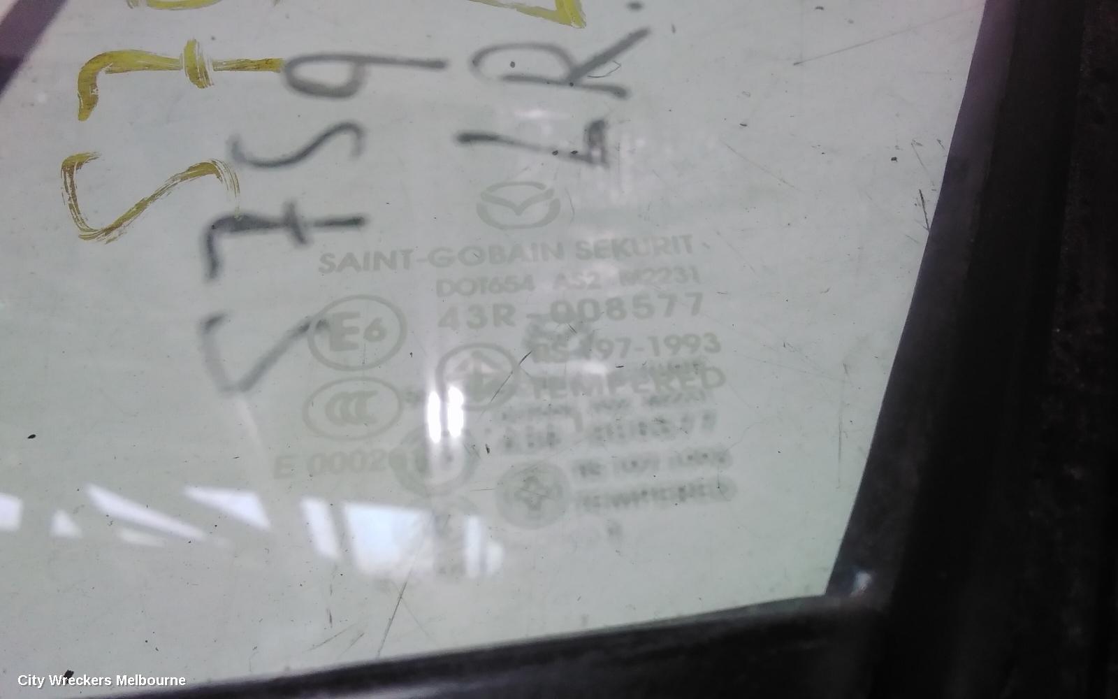 MAZDA 3 LEFT REAR 1/4 DOOR GLASS, BL, STANDARD TINT TYPE, SEDAN, 04/2009 - 10/2013 - Image 2
