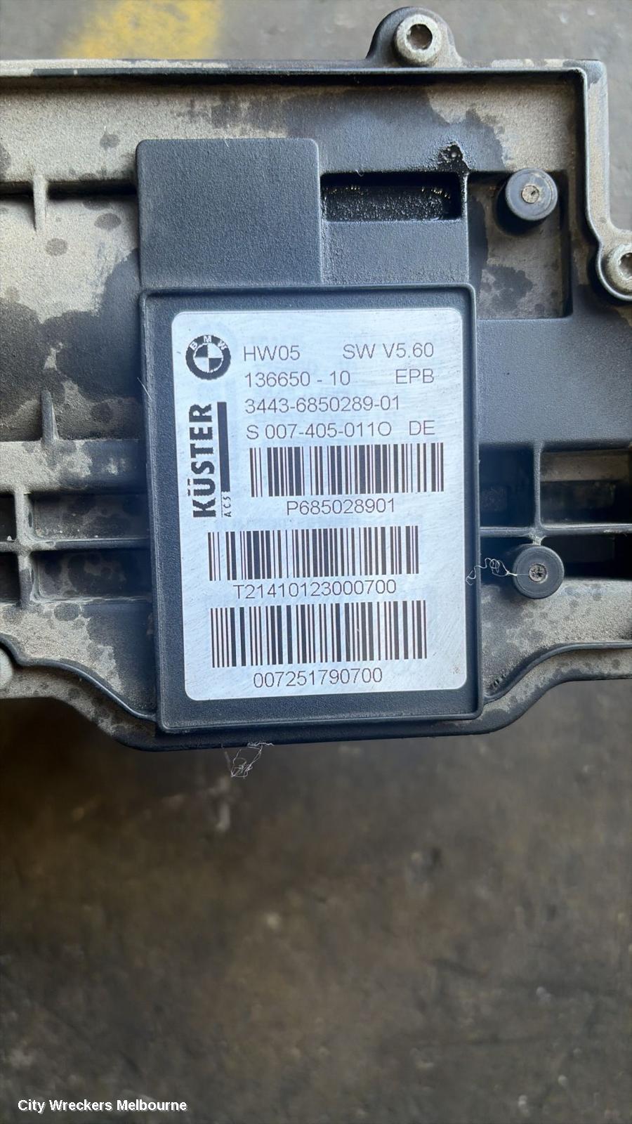 BMW X5 HANDBRAKE ACTUATOR, E70, 12/2006 - 08/2013 - Image 1