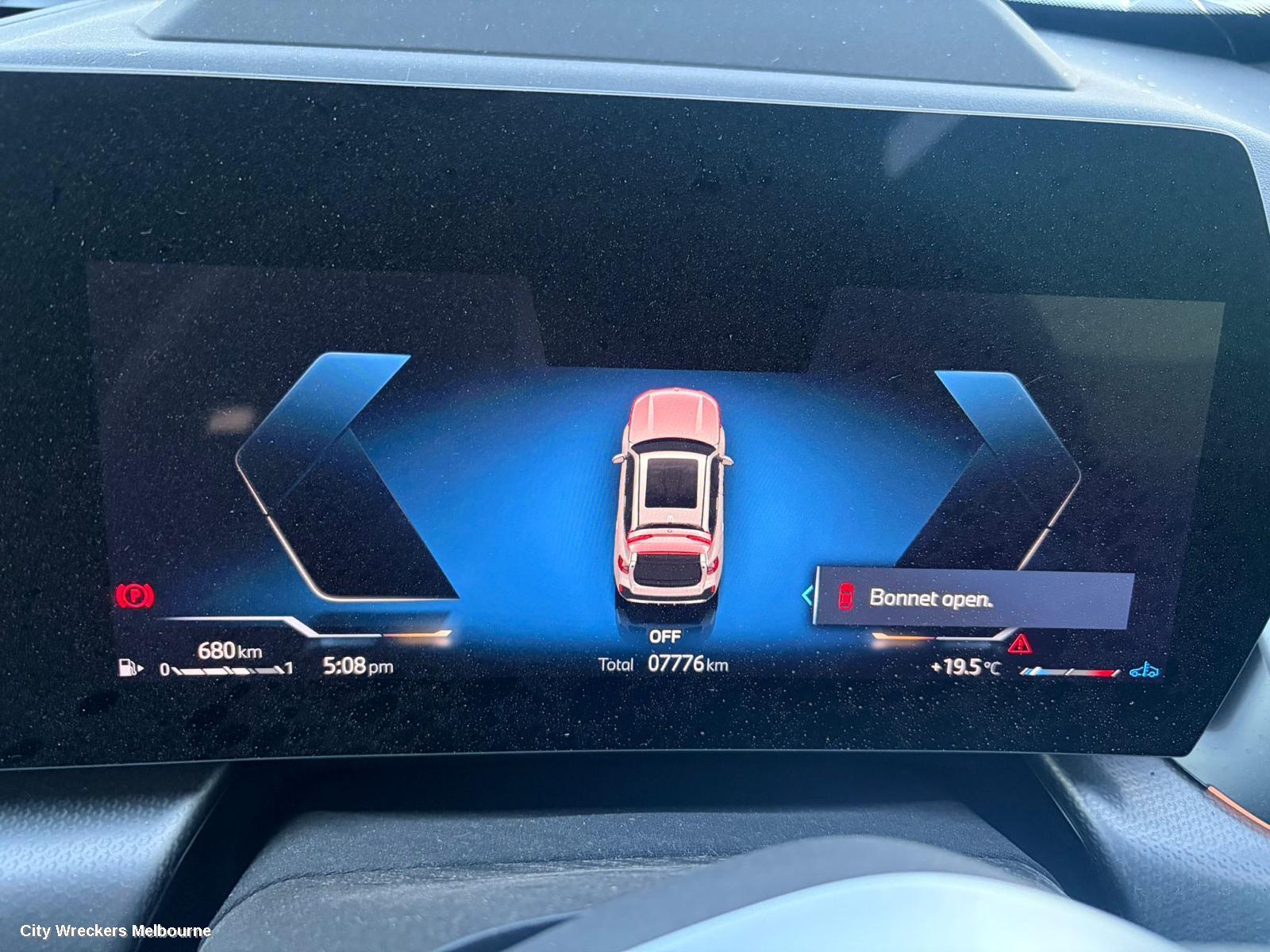BMW X1 RADIO/CD/DVD/SAT/TV, U11, DISPLAY UNIT W/ CLUSTER, 10.7IN TOUCHSCREEN, 07/2022 ONWARDS - Image 2