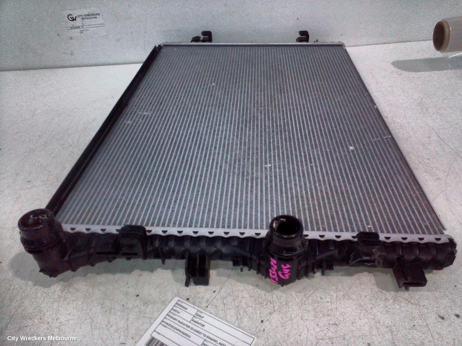 VOLKSWAGEN GOLF RADIATOR, PRIMARY RADIATOR (CLOSEST TO ENGINE), AUTO/MANUAL, 1.4, PETROL, GEN 8, 09/2020 ONWARDS - Image 3