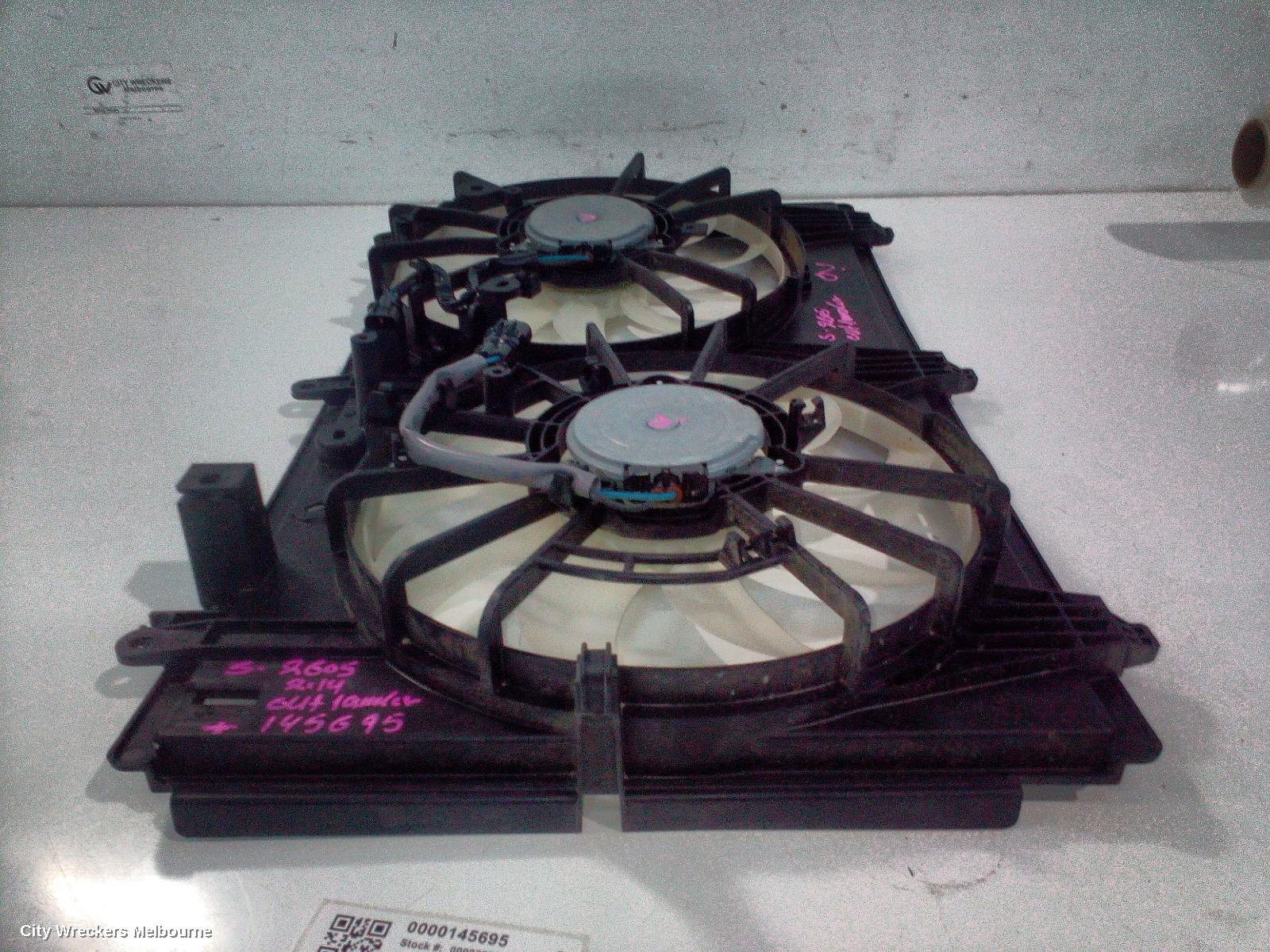 MITSUBISHI OUTLANDER FAN, DUAL FAN ASSY, 2.4, PETROL, ZJ-ZL, 10/2012 - 07/2021 - Image 1
