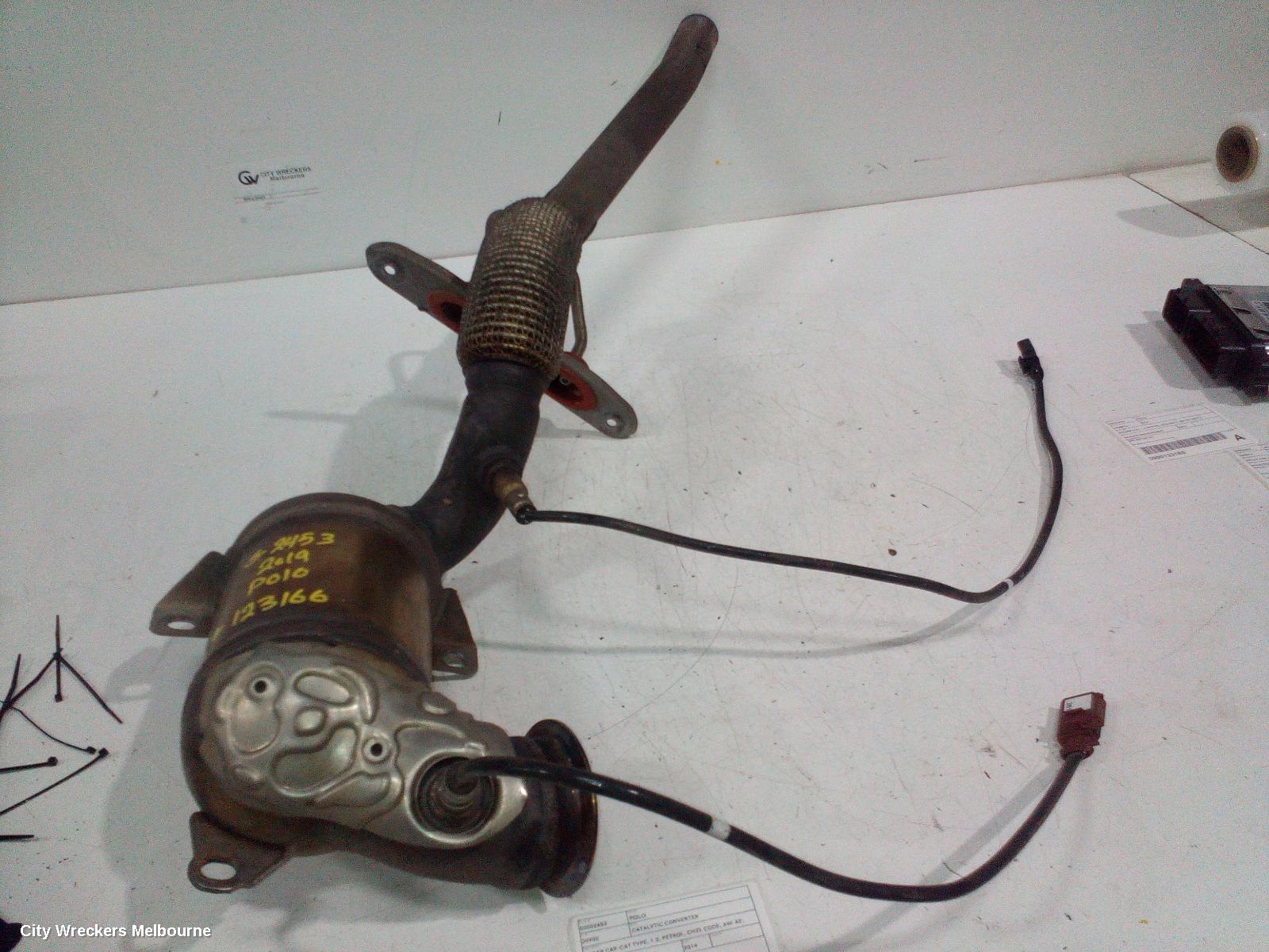 VOLKSWAGEN POLO CATALYTIC CONVERTER, UNDER CAR-CAT TYPE, 1.0, PETROL, CHZL CODE, AW-AE, 09/2017 ONWARDS - Image 2