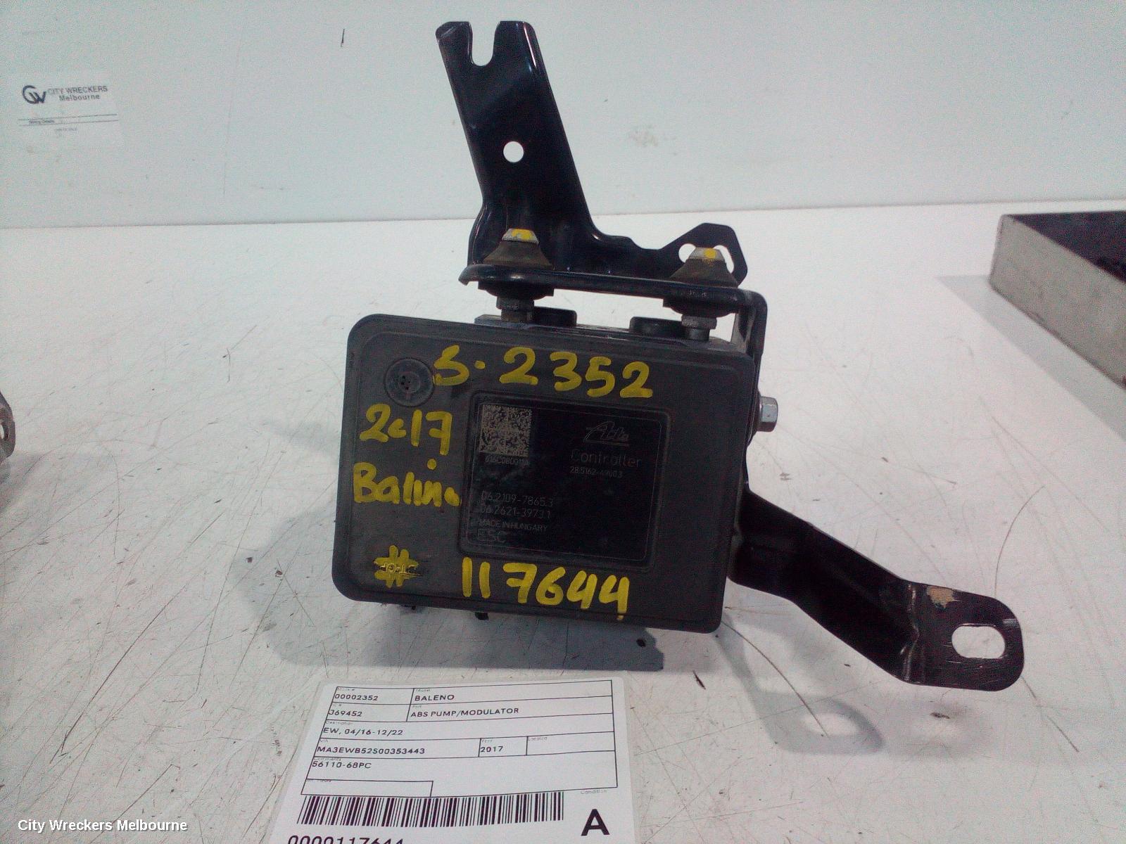 SUZUKI BALENO ABS PUMP/MODULATOR, EW, 04/2016 - 12/2022 - Image 2