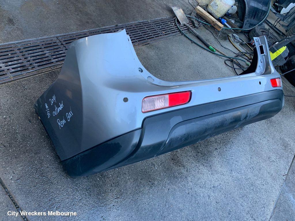 MITSUBISHI OUTLANDER REAR BUMPER, ZJ, 10/2012 - 02/2014 - Image 2