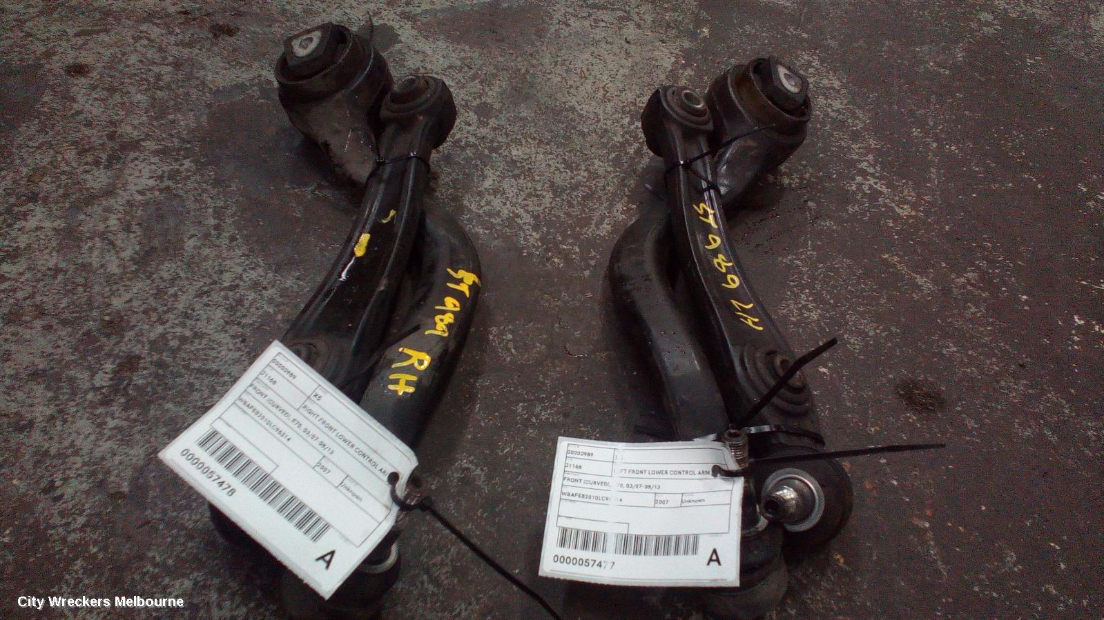 BMW X5 RIGHT FRONT LOWER CONTROL ARM, FRONT (CURVED), E70, 03/2007 - 08/2013 - Image 1
