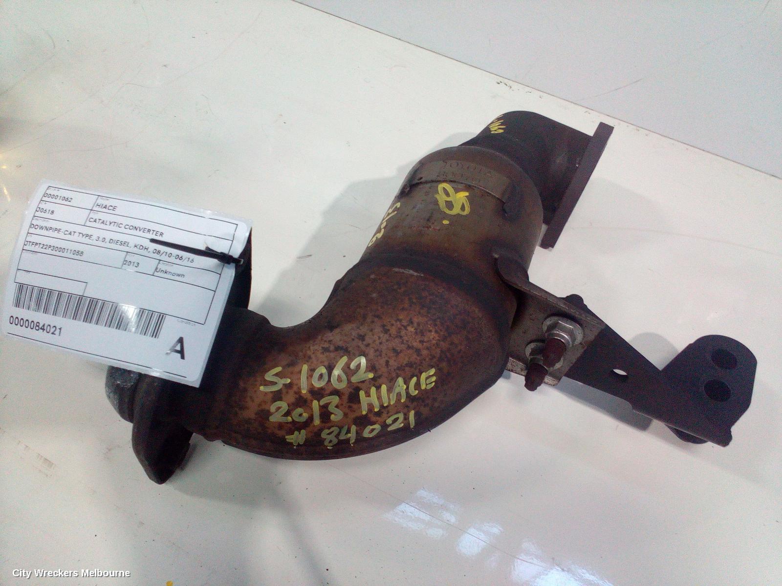 TOYOTA HIACE CATALYTIC CONVERTER, DOWNPIPE-CAT TYPE, 3.0, DIESEL, KDH, 08/2010 - 06/2016 - Image 2