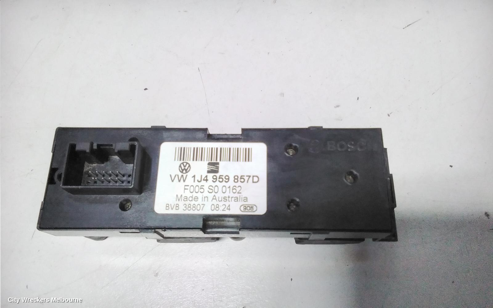 VOLKSWAGEN PASSAT PWR DR WIND SWITCH, RH FRONT (MASTER SWITCH), 3B/GP, 03/1997 - 11/2005 - Image 3