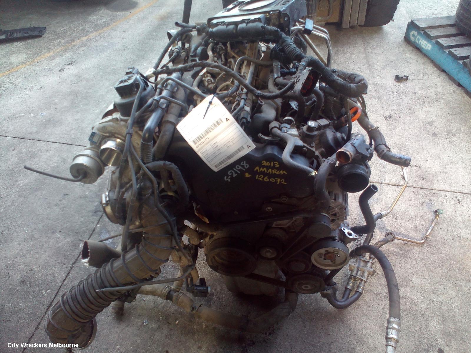 VOLKSWAGEN AMAROK ENGINE, DIESEL, 2.0, TWIN TURBO, 2H, CSHA CODE, 12/2010 ONWARDS - Image 1