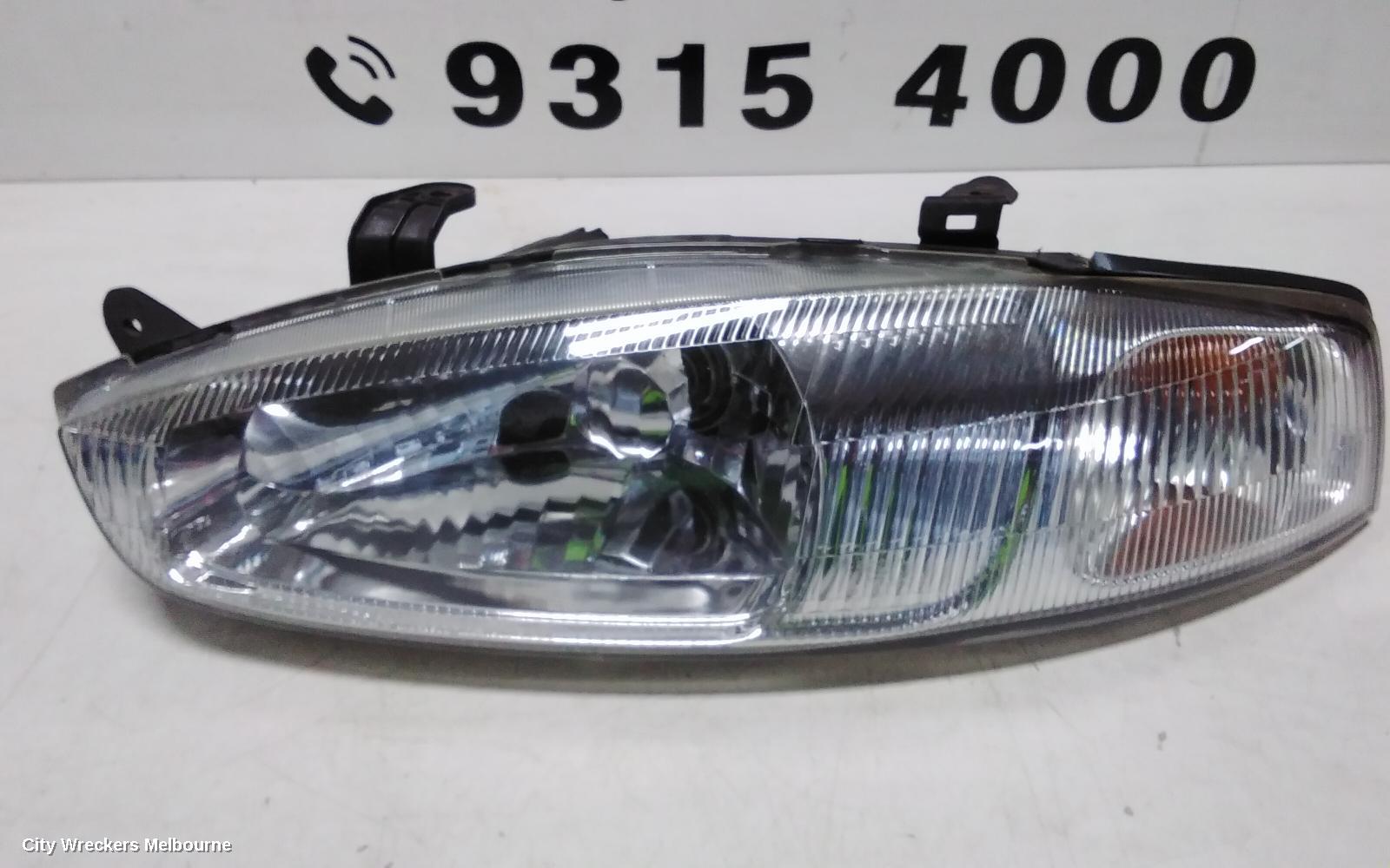 MITSUBISHI LANCER LEFT HEADLAMP, CE/CJ, LANCER (MIRAGE NZ), HATCH/COUPE, 1 PIECE W/ CORNER LAMP, PLASTIC TYPE, 07/1996 - 08/2003 - Image 2