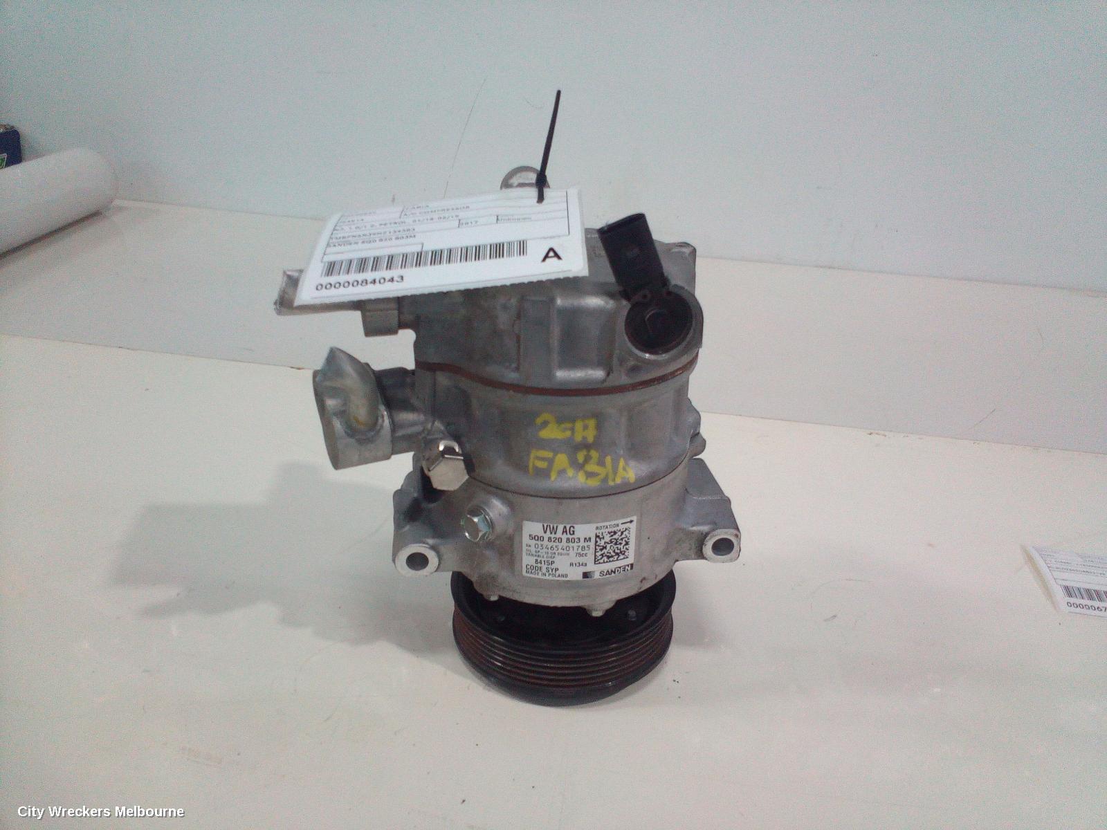 SKODA FABIA A/C COMPRESSOR, NJ, 1.0/1.2, PETROL, 01/2015 - 06/2019 - Image 3
