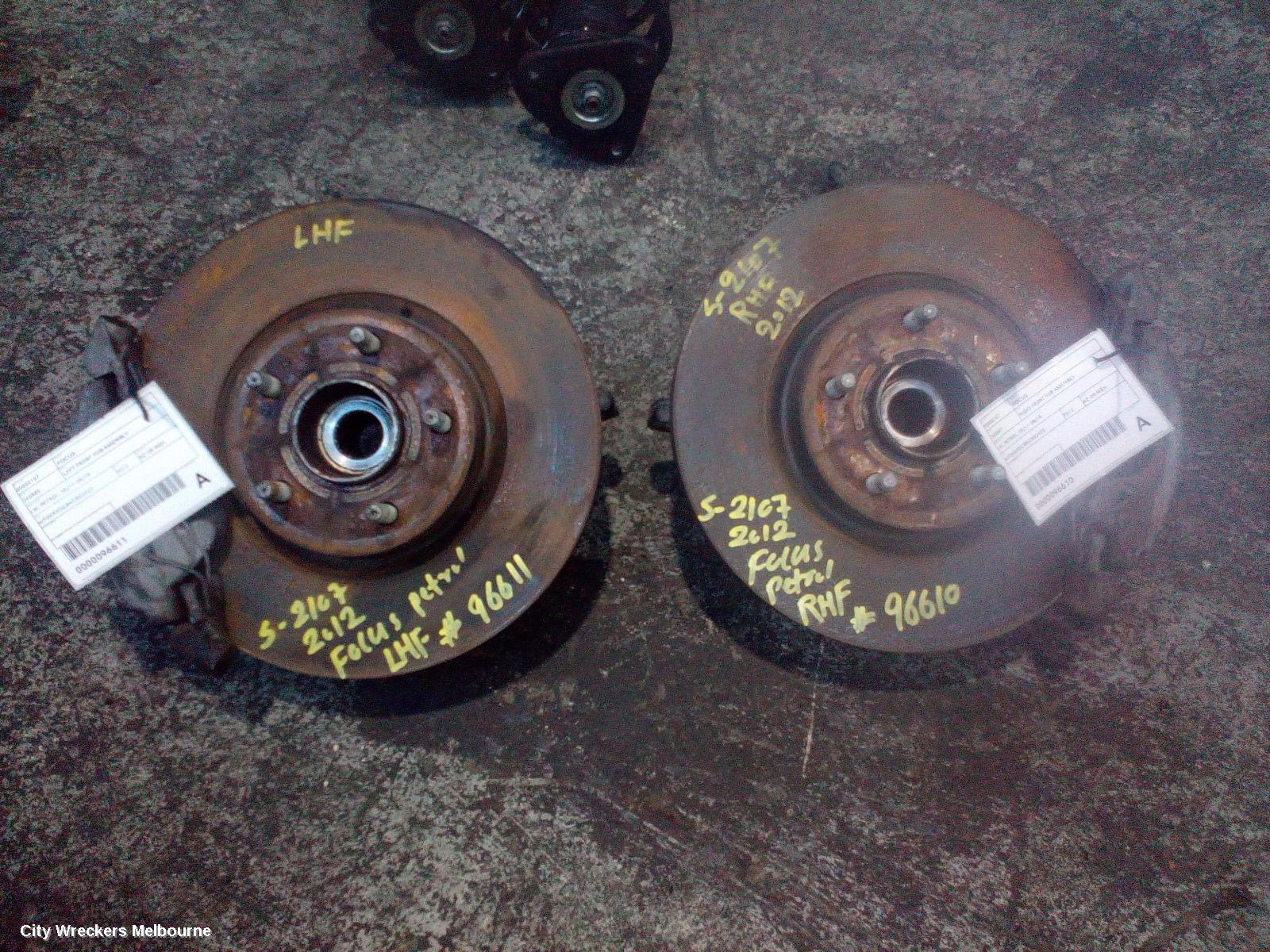 FORD FOCUS RIGHT FRONT HUB ASSEMBLY, LW, PETROL, 05/2011 - 08/2015 - Image 2