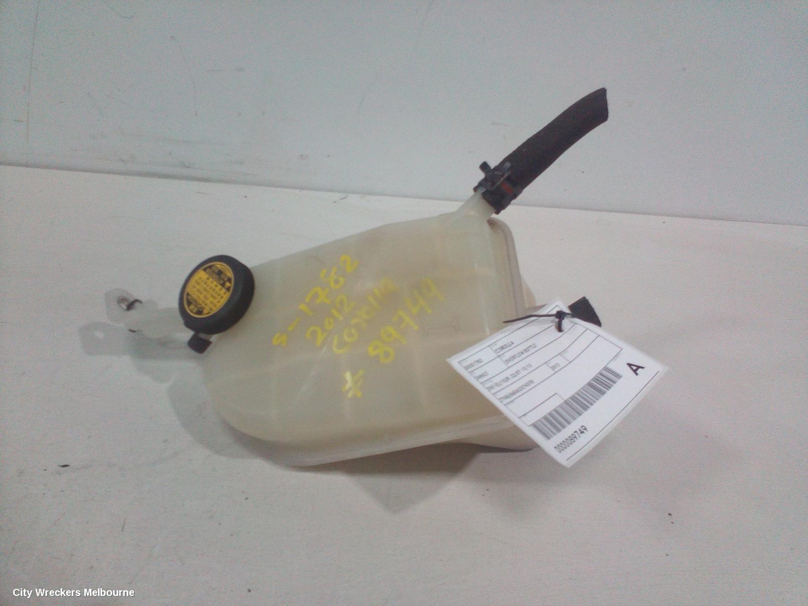 TOYOTA COROLLA OVERFLOW BOTTLE, ZRE152/20153R, 03/2007 - 10/2013 - Image 1