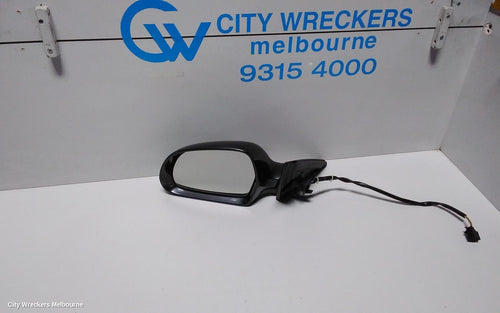 AUDI A4 LEFT DOOR MIRROR, B8 8K, A4, MANUAL FOLD, NO LANE CHANGE ASSIST TYPE, 1 PLUG (6 WIRE), 02/2008 - 05/2009 - Image 1