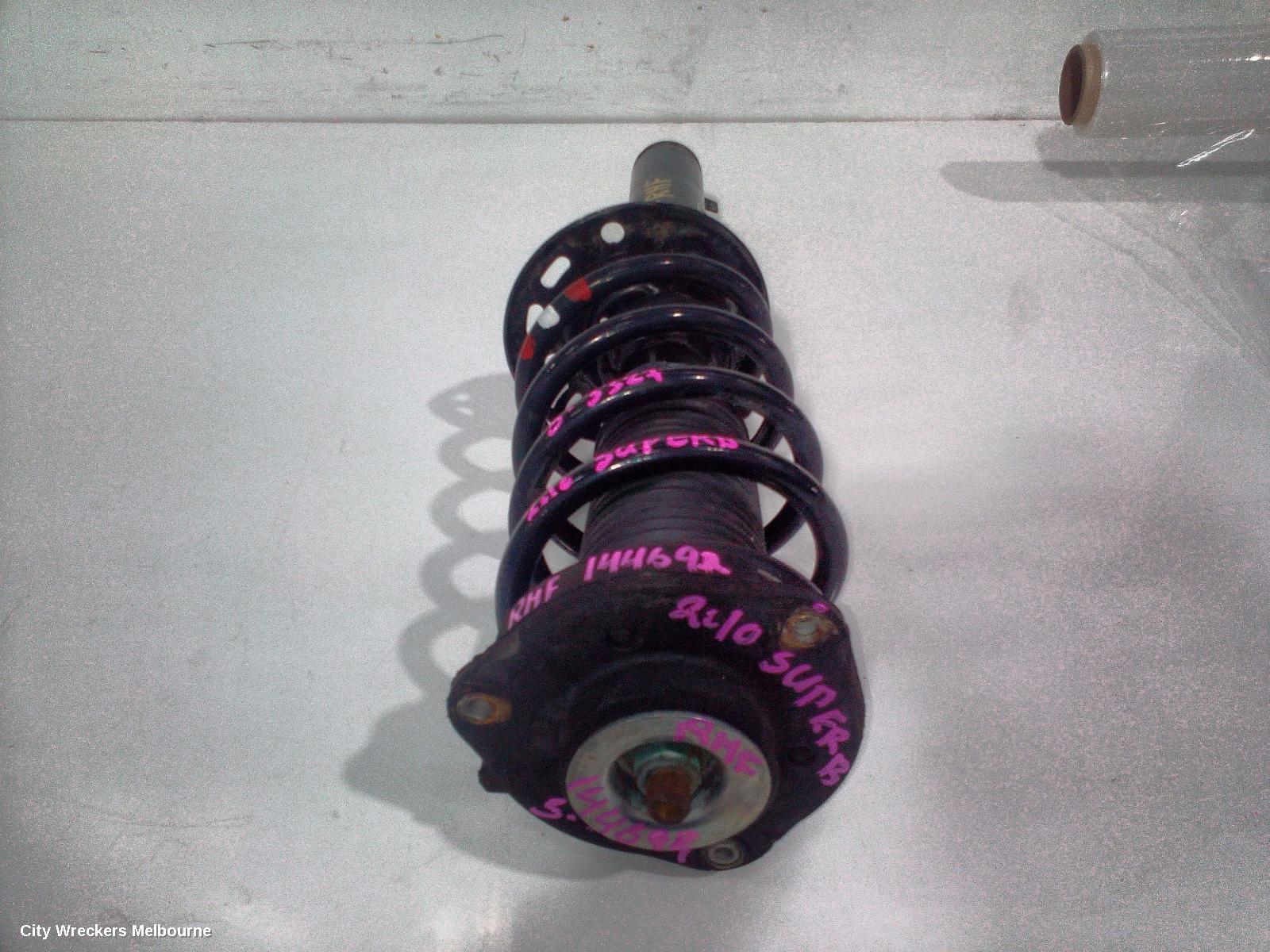 SKODA SUPERB RIGHT FRONT STRUT, 3T, 03/2009 - 12/2015 - Image 2