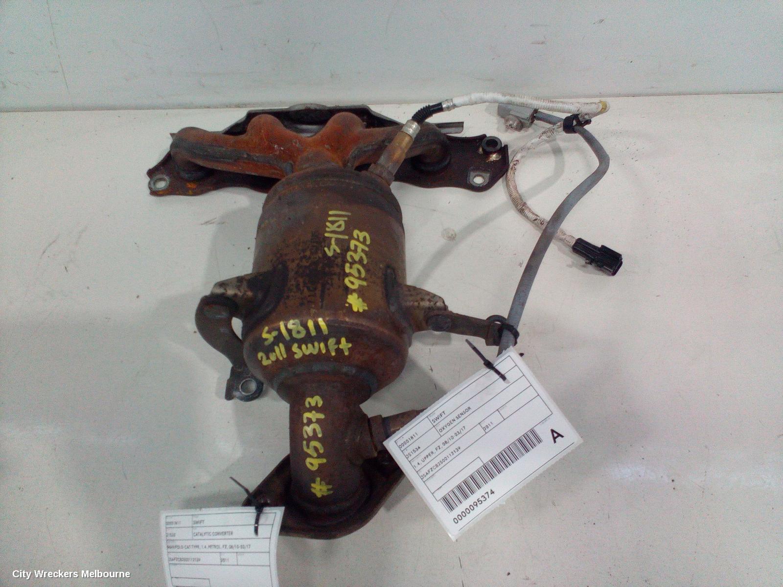 SUZUKI SWIFT CATALYTIC CONVERTER, MANIFOLD-CAT TYPE, 1.4, PETROL, FZ, 08/2010 - 03/2017 - Image 3