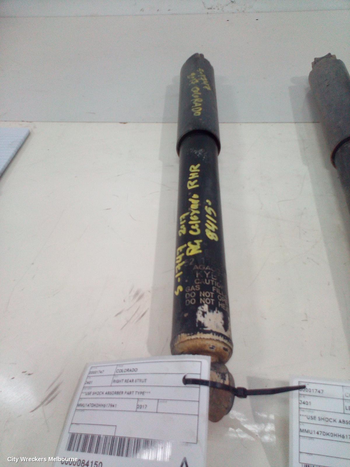 HOLDEN COLORADO RIGHT REAR STRUT, ***USE SHOCK ABSORBER PART TYPE*** - Image 2