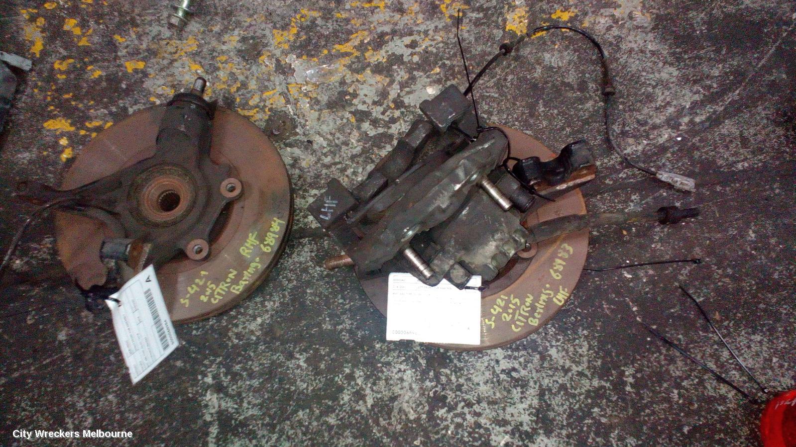 CITROEN BERLINGO LEFT FRONT HUB ASSEMBLY, B9C, ABS TYPE, 03/2009 - 12/2018 - Image 2
