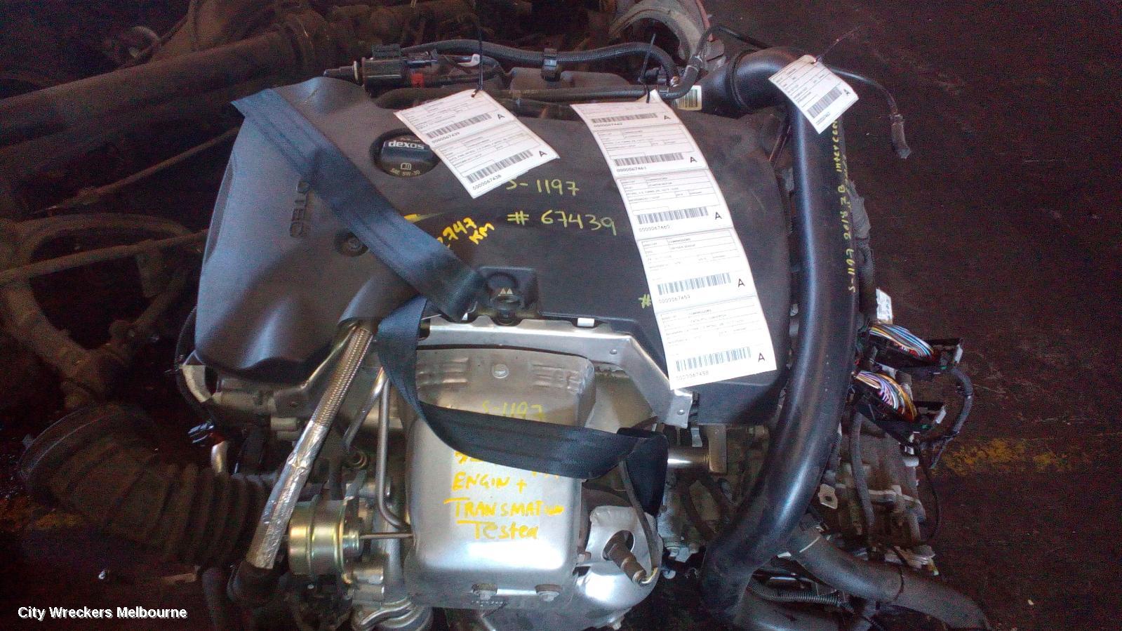 HOLDEN COMMODORE ENGINE, PETROL, 2.0, B20NFT, TURBO, ZB, 10/2017 - 12/2020 - Image 1