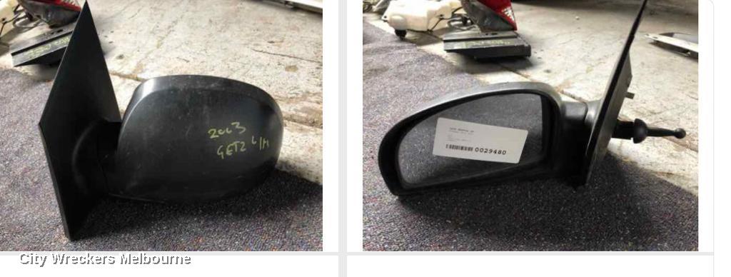 HYUNDAI GETZ LEFT DOOR MIRROR, TB, 3DR/5DR HATCH, MAN, 09/2002 - 09/2005 - Image 1
