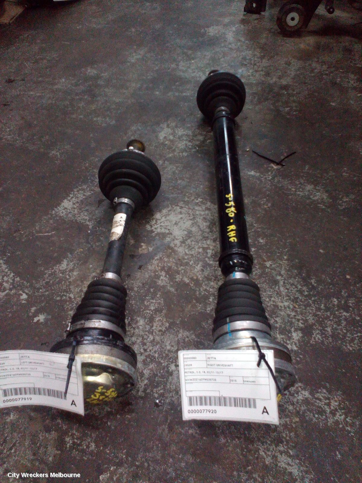 VOLKSWAGEN JETTA RIGHT DRIVESHAFT, PETROL, 2.0, 1B, 02/2011 - 12/2017 - Image 2