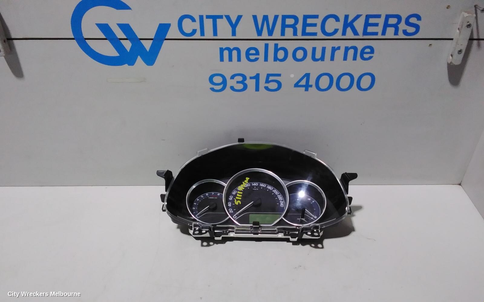 TOYOTA COROLLA INSTRUMENT CLUSTER, 1.8, 2ZR-FE, AUTO T/M, ASCENT/ASCENT SPORT, ZRE182R, HATCH, 06/2015 - 06/2018 - Image 1