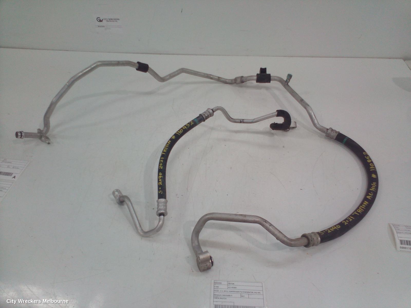 MITSUBISHI TRITON A/C HOSES, DIESEL, 2.4, 4N15, COMPRESSOR TO EVAPORATOR, MQ-MR, 03/2015 ONWARDS - Image 2