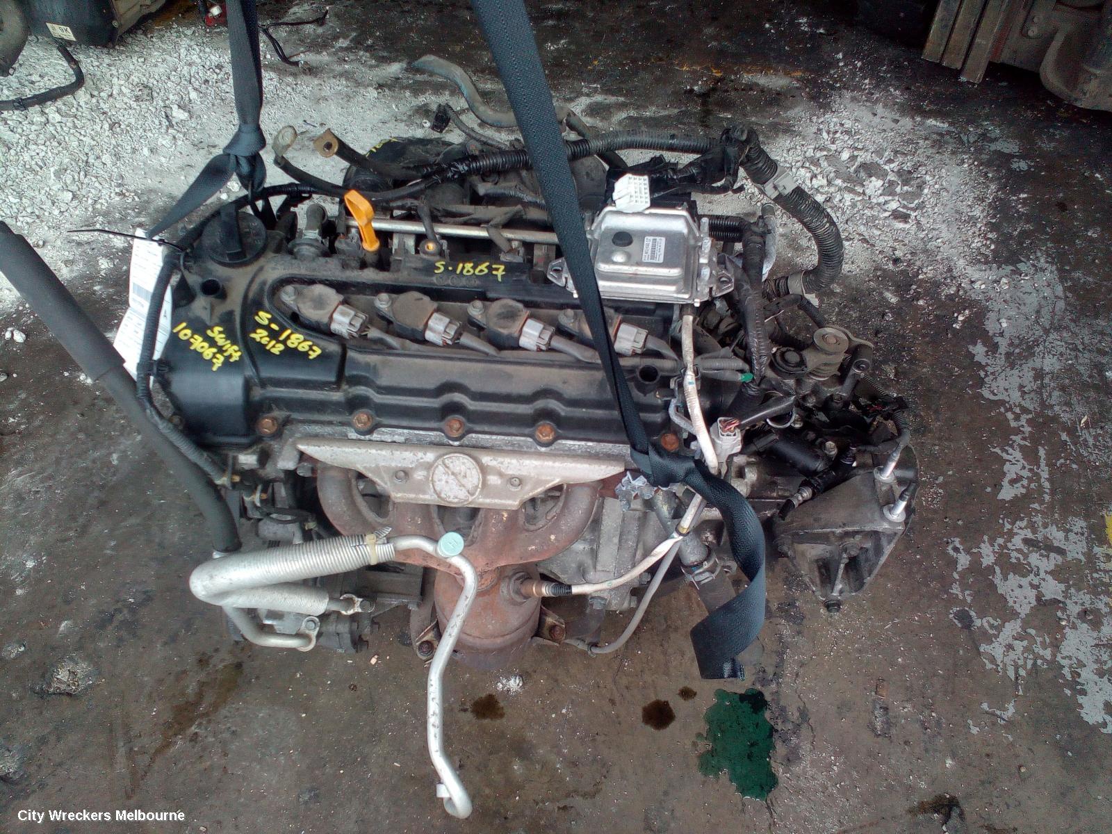 SUZUKI SWIFT TRANS/GEARBOX, MANUAL, FWD, PETROL, 1.4, K14B, 5 SPEED, FZ, 08/2010 - 03/2017 - Image 3