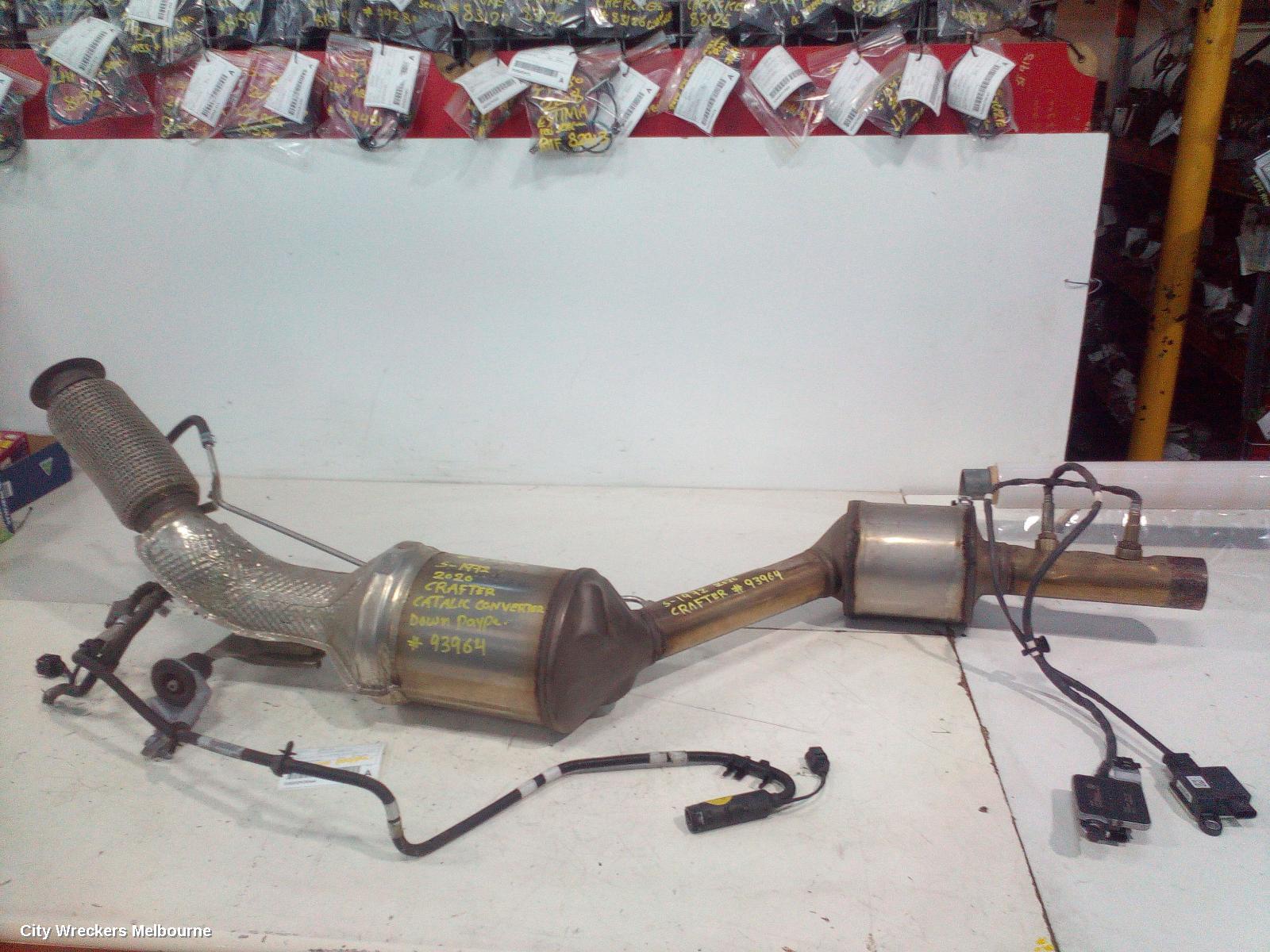 VOLKSWAGEN CRAFTER CATALYTIC CONVERTER, DOWNPIPE-CAT TYPE, 2.0, DIESEL, DAVA CODE, SY1, 08/2017 ONWARDS - Image 2