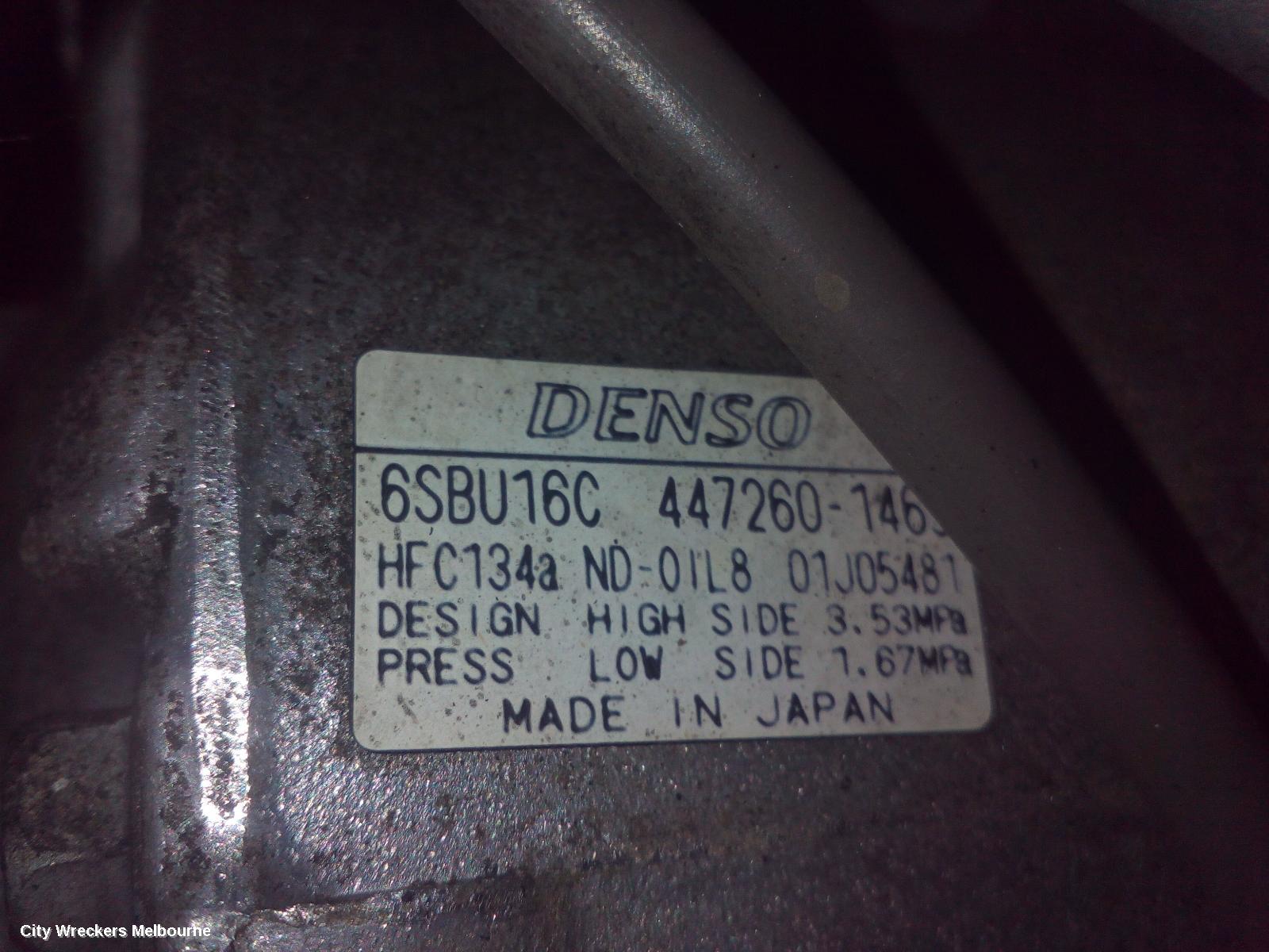LEXUS IS250/IS250C A/C COMPRESSOR, IS250/IS250C, GSE20R, 2.5, 4GR, 11/2005 - 12/2014 - Image 3