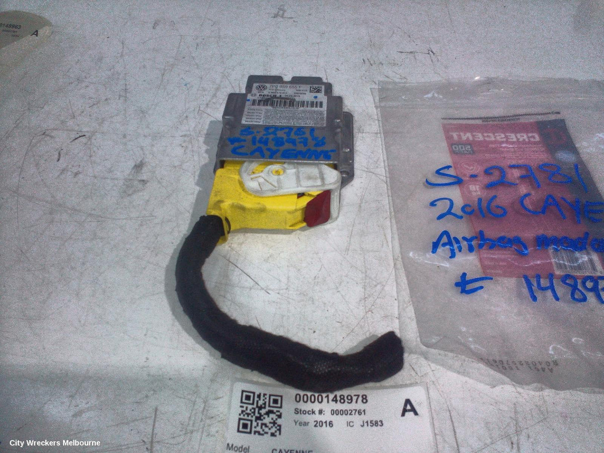 PORSCHE CAYENNE AIRBAG MODULE/SENSOR, MODULE, 92A, 07/2010 - 04/2018 - Image 2