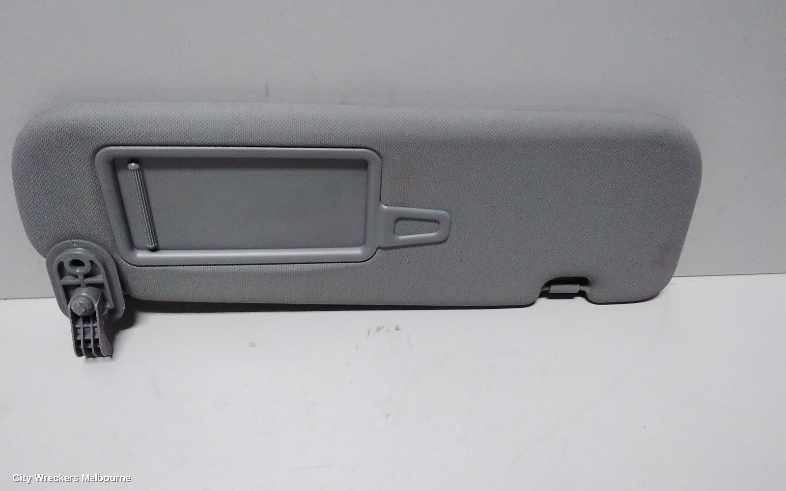 HYUNDAI VELOSTER SUNVISOR, FS, RH SIDE, GREY, W/ MIRROR & LAMP TYPE, 12/2011 - 02/2018 - Image 2