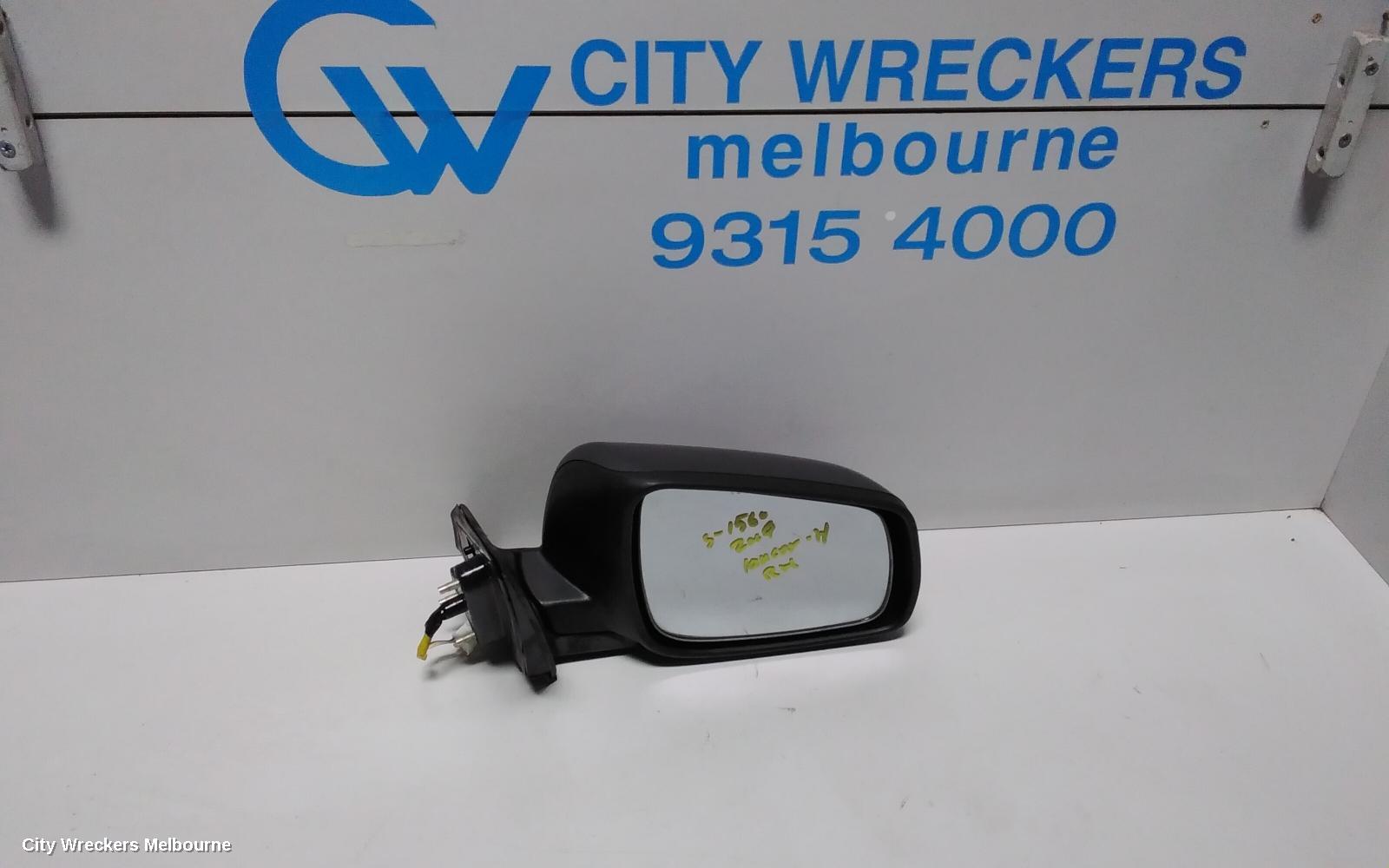 MITSUBISHI LANCER RIGHT DOOR MIRROR, CJ, NON INDICATOR, MANUAL FOLDING TYPE, 07/2007 - 06/2014 - Image 1