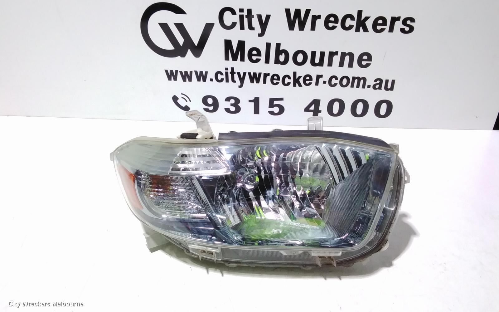 TOYOTA KLUGER RIGHT HEADLAMP, GSU40-GSU45, SMOKED LENS TYPE, 05/2007 - 09/2010 - Image 1