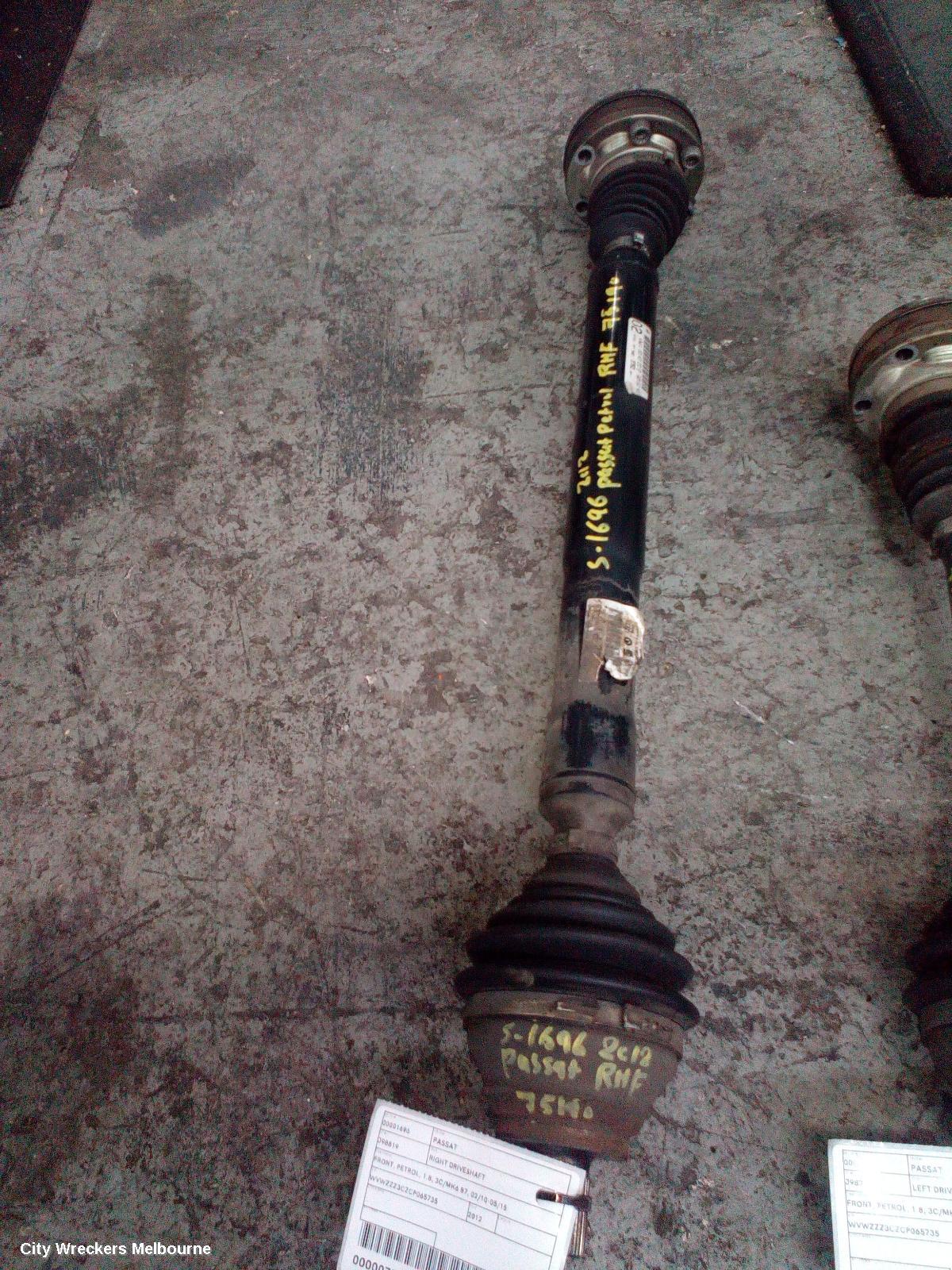 VOLKSWAGEN PASSAT RIGHT DRIVESHAFT, FRONT, PETROL, 1.8, 3C/MK6 B7, 02/2010 - 05/2015 - Image 1