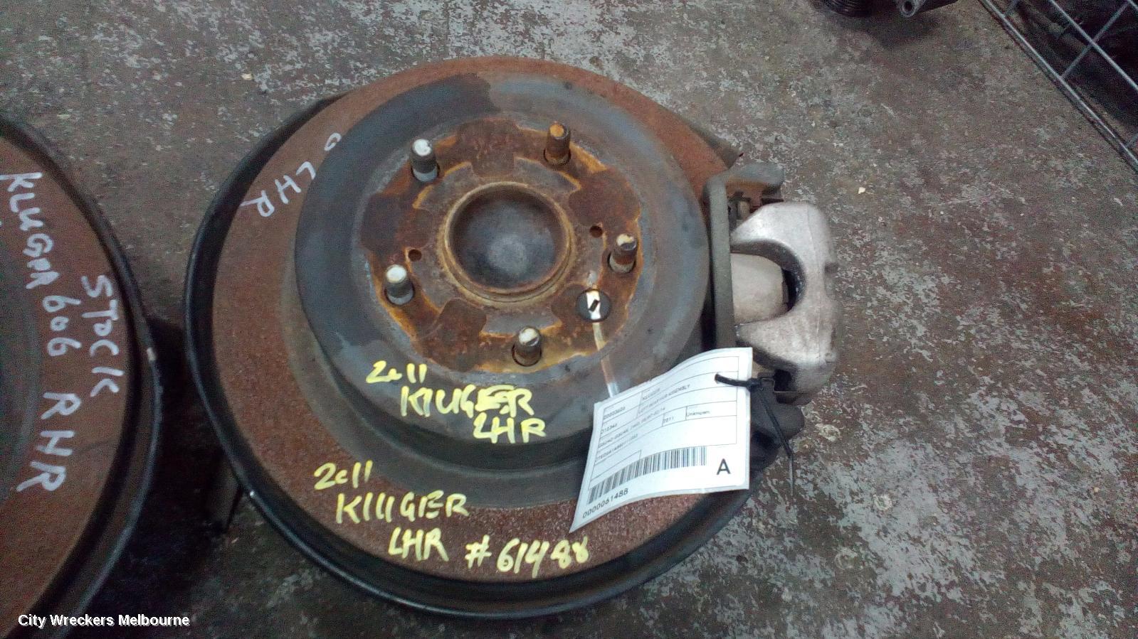 TOYOTA KLUGER LEFT REAR HUB ASSEMBLY, GSU40-GSU45, 2WD, 05/2007 - 02/2014 - Image 1