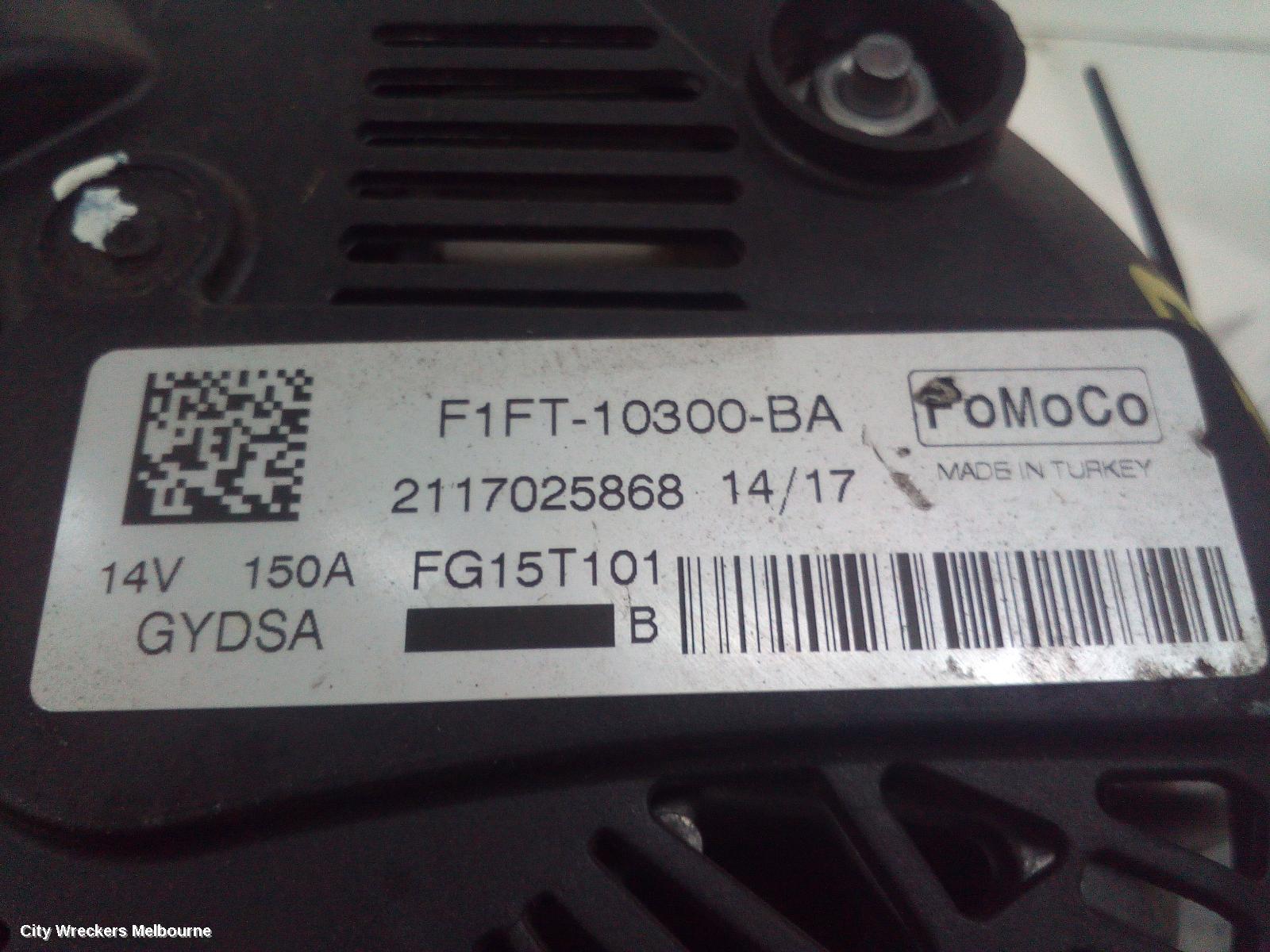 FORD FOCUS ALTERNATOR, PETROL, 1.5, LZ, 07/2015 - 11/2018 - Image 1