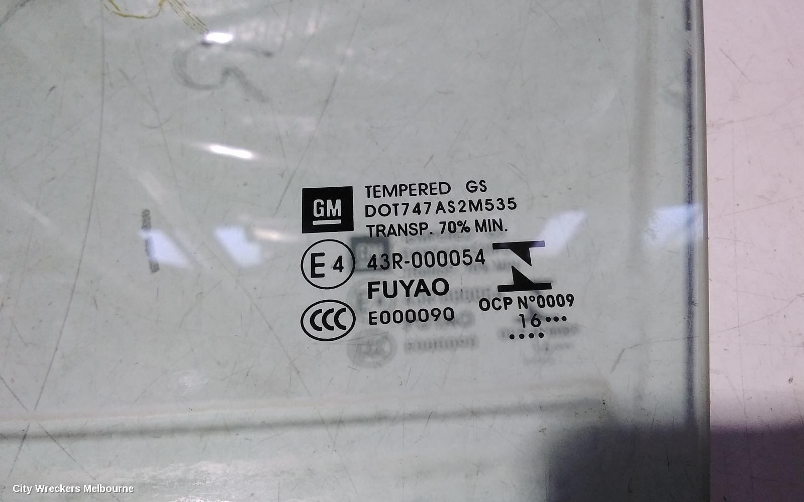 HOLDEN ASTRA LEFT REAR DOOR WINDOW, BK, 5DR HATCH, 09/2016 ONWARDS - Image 3