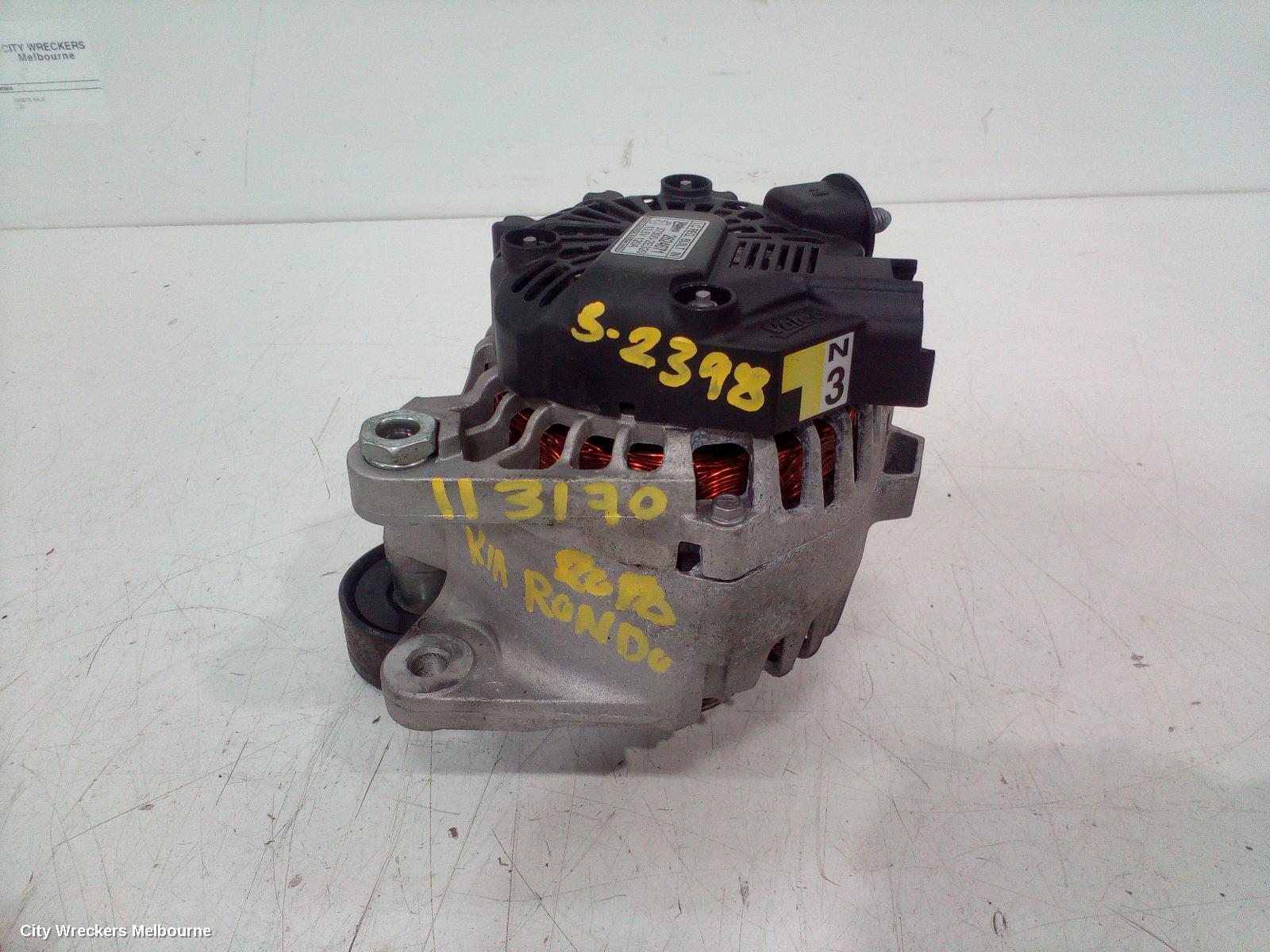 KIA RONDO ALTERNATOR, PETROL, 2.0, G4NC, RP, 06/2013 - 12/2018 - Image 1
