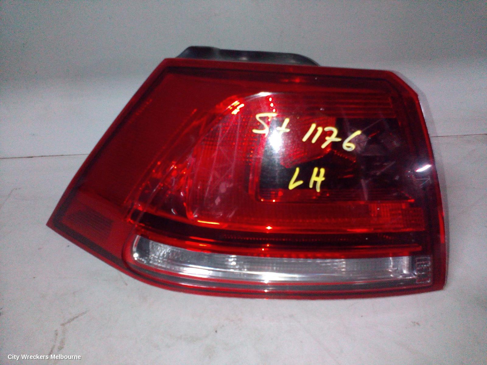 VOLKSWAGEN GOLF LEFT TAILLIGHT, GEN 7, HATCH, 03/2013 - 03/2017 - Image 1