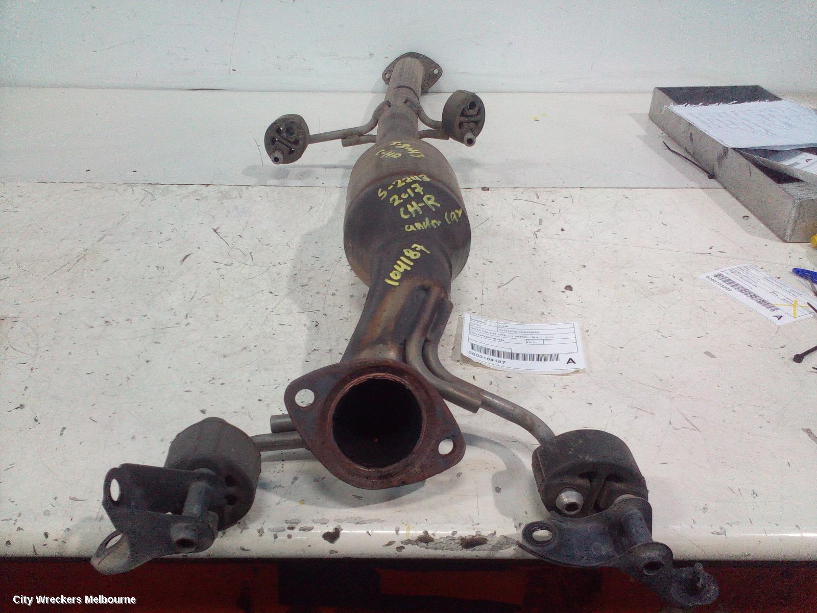 TOYOTA C-HR CATALYTIC CONVERTER, UNDER CAR-CAT TYPE, 1.2, PETROL, GEN 1, 12/2016 ONWARDS - Image 1