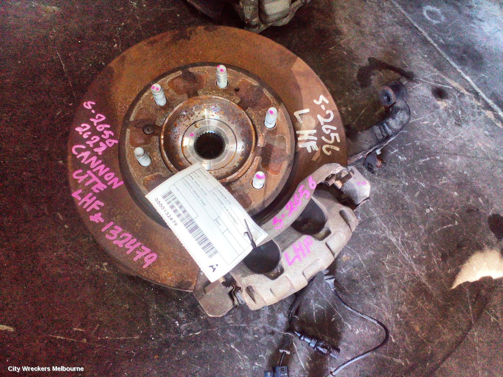 GREAT WALL CANNON UTE LEFT FRONT HUB ASSEMBLY, NPW, 4WD, 09/2020 ONWARDS - Image 2
