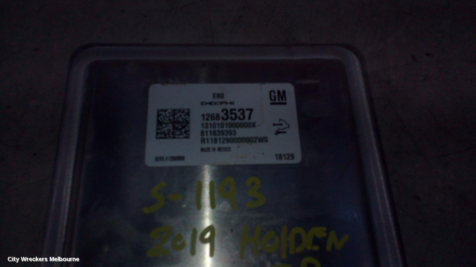 HOLDEN COMMODORE ECU, ENGINE ECU, 2.0, PETROL, B20NFT, ECU ONLY, ZB, 10/2017 - 12/2020 - Image 2