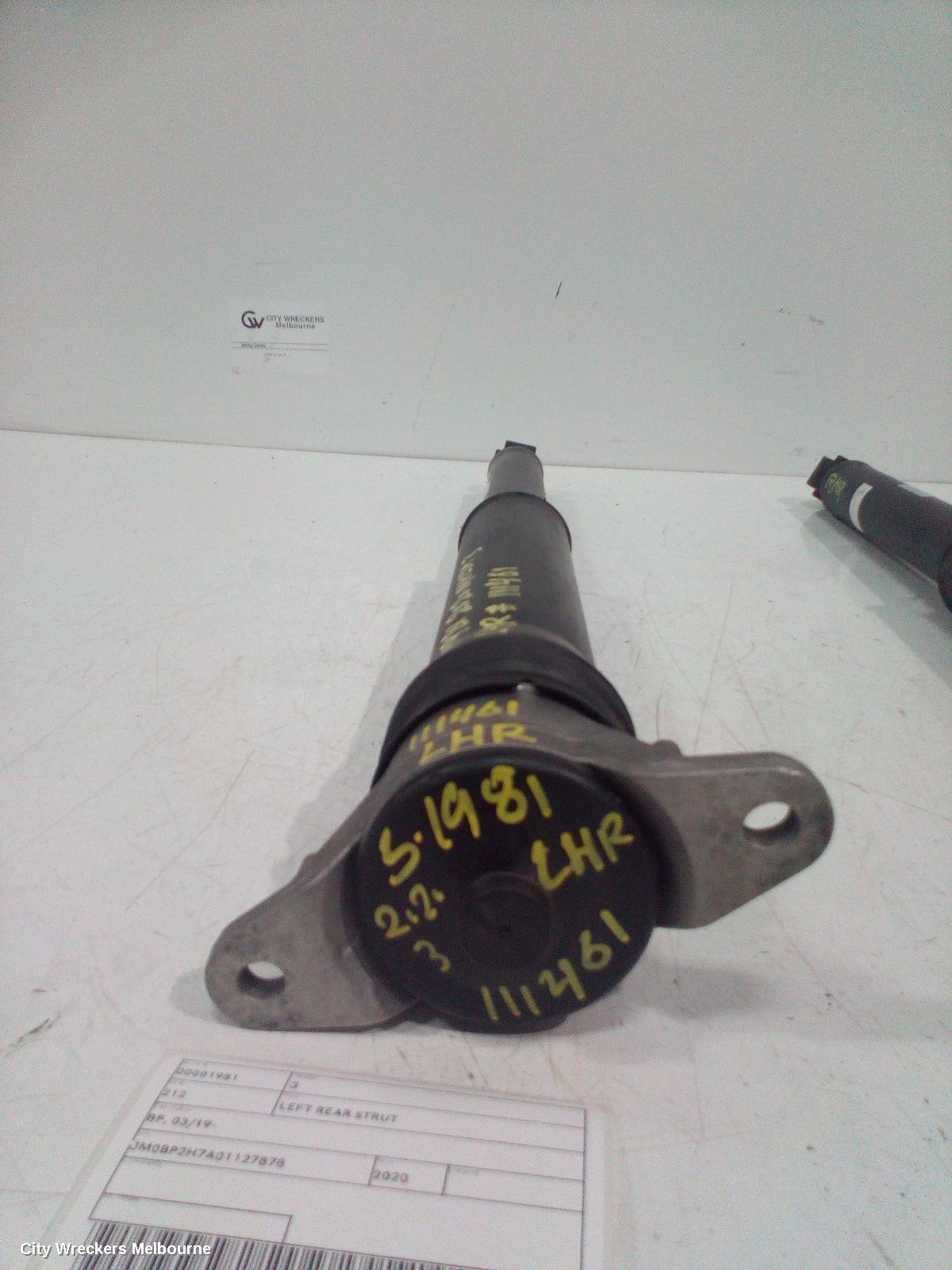 MAZDA 3 LEFT REAR STRUT, BP, 03/2019 ONWARDS - Image 1