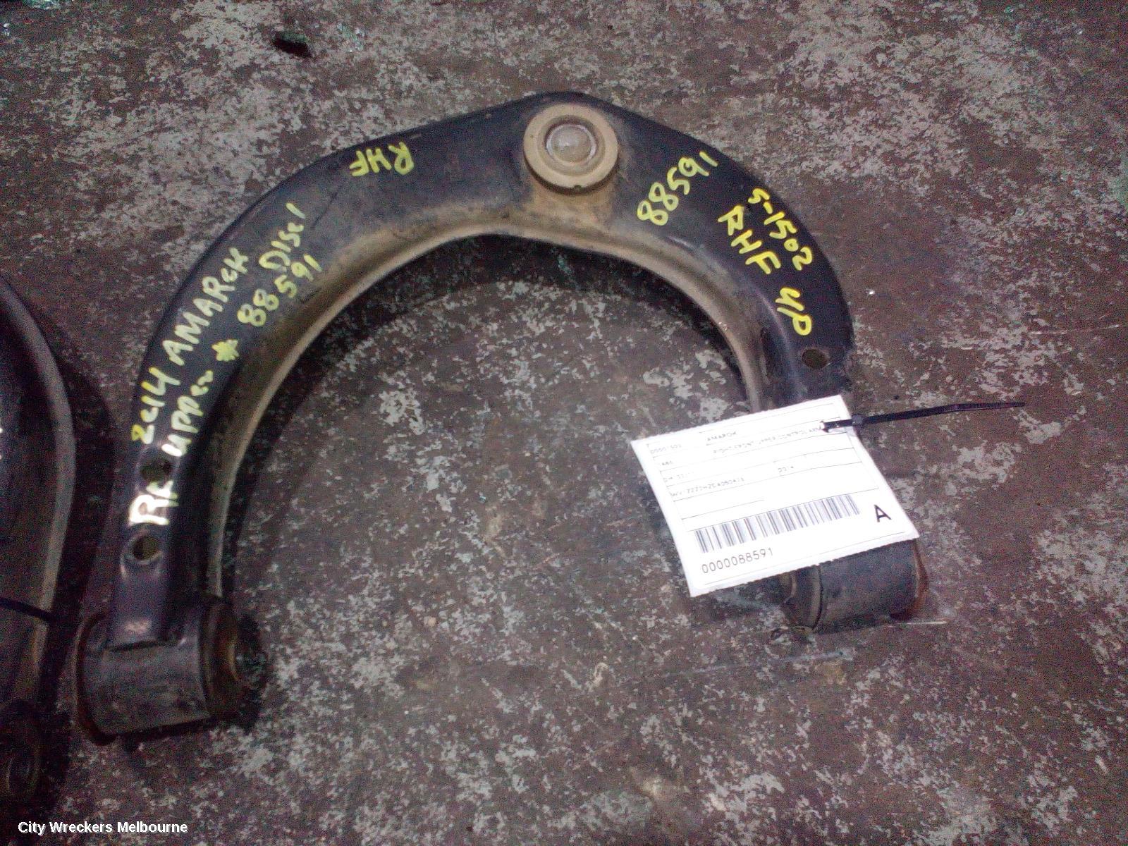 VOLKSWAGEN AMAROK RIGHT FRONT UPPER CONTROL ARM, 2H, 02/2011 - 09/2022 - Image 1