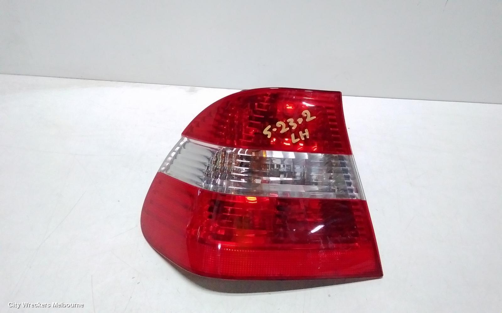 BMW 3 SERIES LEFT TAILLIGHT, E46, SEDAN, CLEAR FLASHER TYPE, 10/2001 - 01/2005 - Image 1