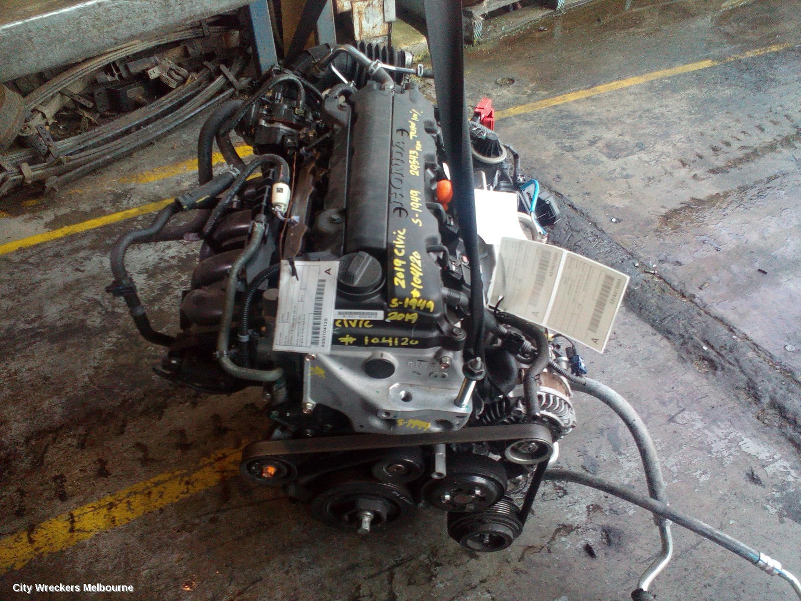 HONDA CIVIC ENGINE, PETROL, 1.8, 10TH GEN, 05/2016 ONWARDS - Image 1