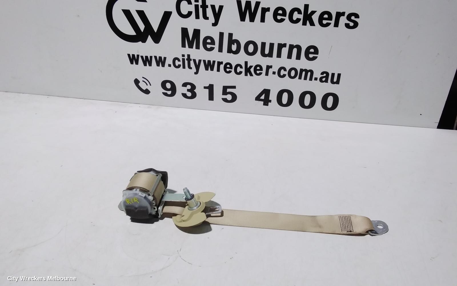 TOYOTA KLUGER SEATBELT/STALK, RH REAR 2ND ROW, SEAT BELT ONLY, GSU50-GSU55, 12/2013 - 02/2021 - Image 1