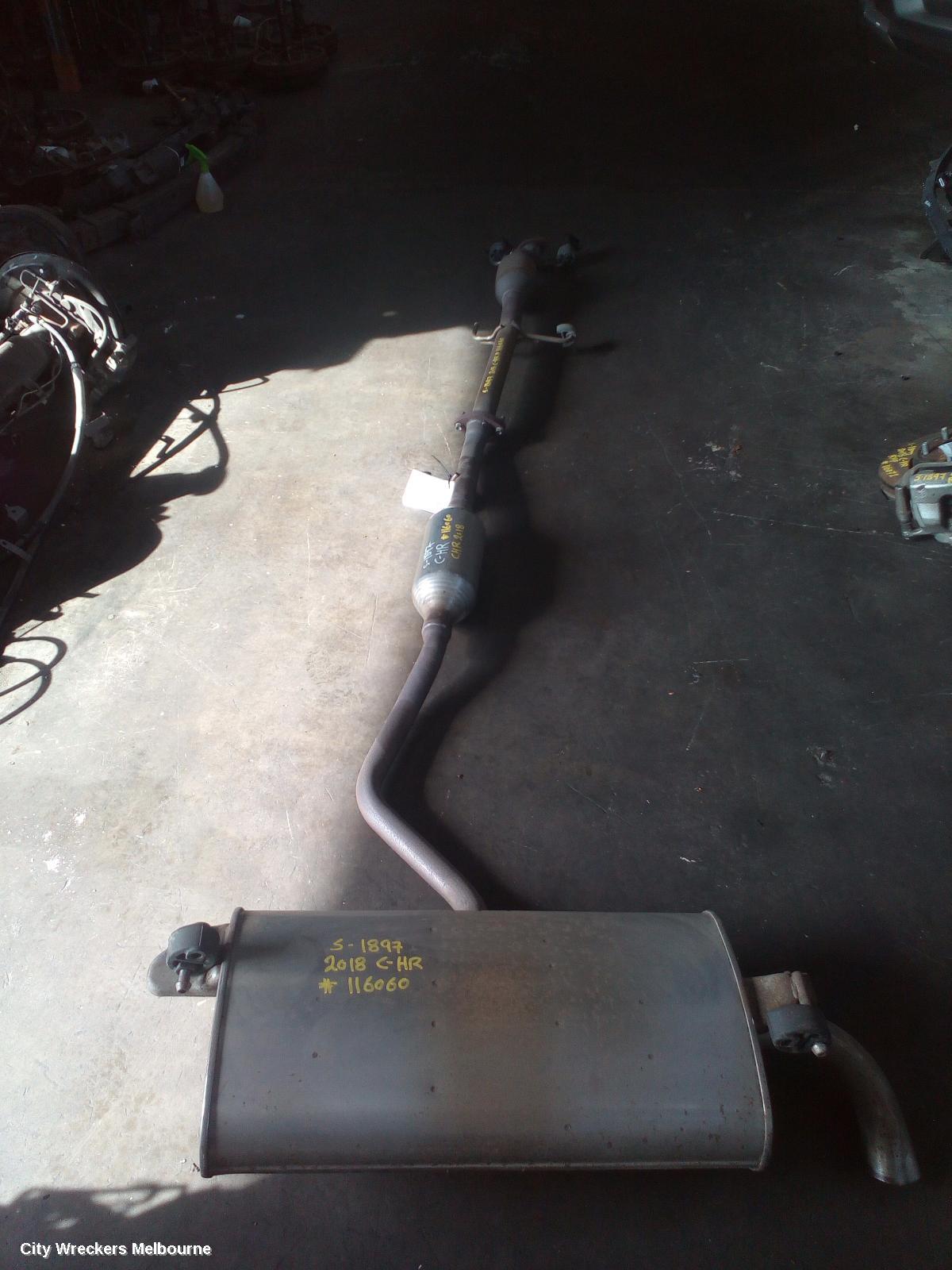 TOYOTA C-HR CATALYTIC CONVERTER, UNDER CAR-CAT TYPE, 1.2, PETROL, GEN 1, 12/2016 ONWARDS - Image 2