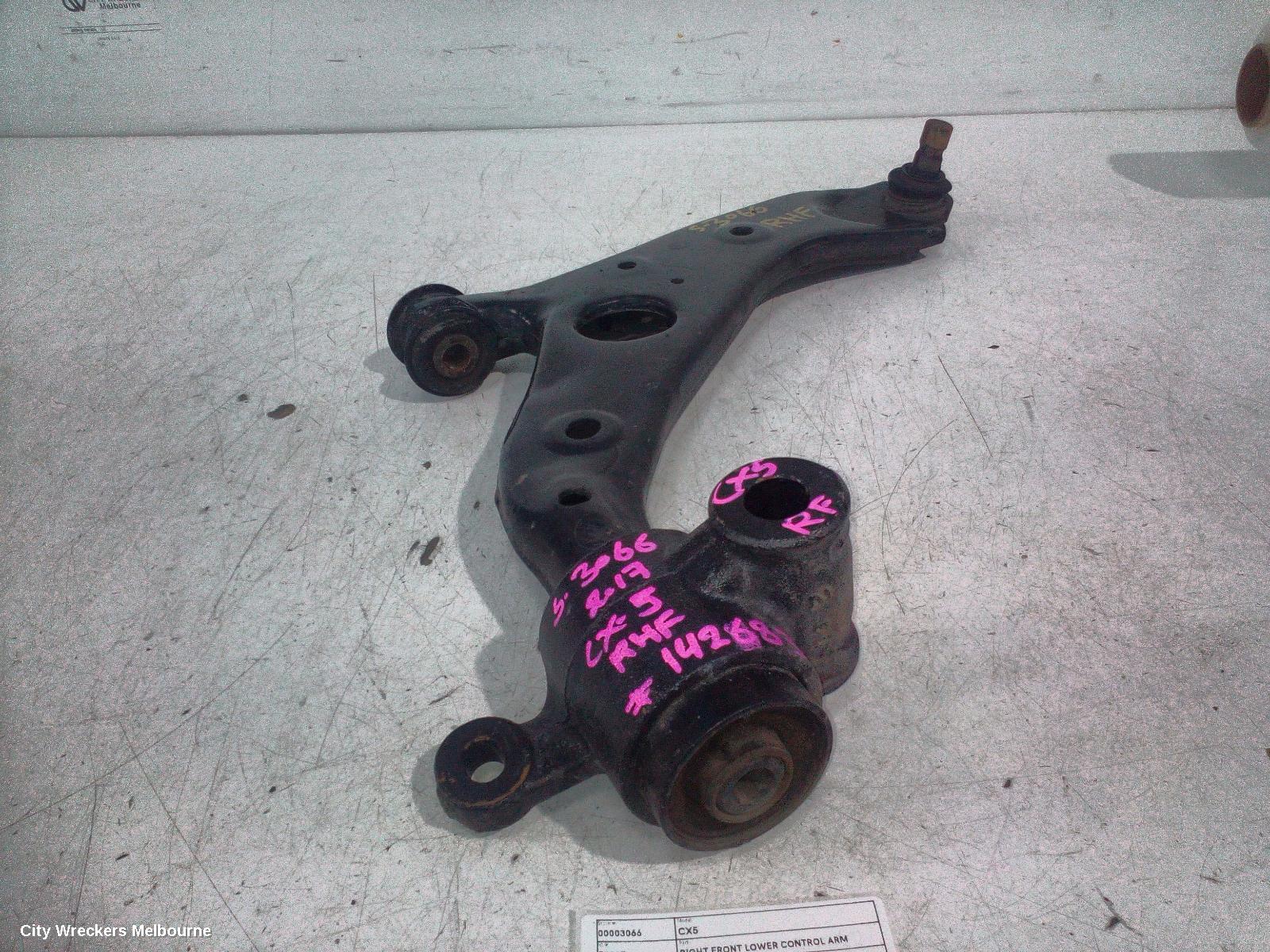 MAZDA CX5 RIGHT FRONT LOWER CONTROL ARM, KF, 2WD, 02/2017 ONWARDS - Image 1