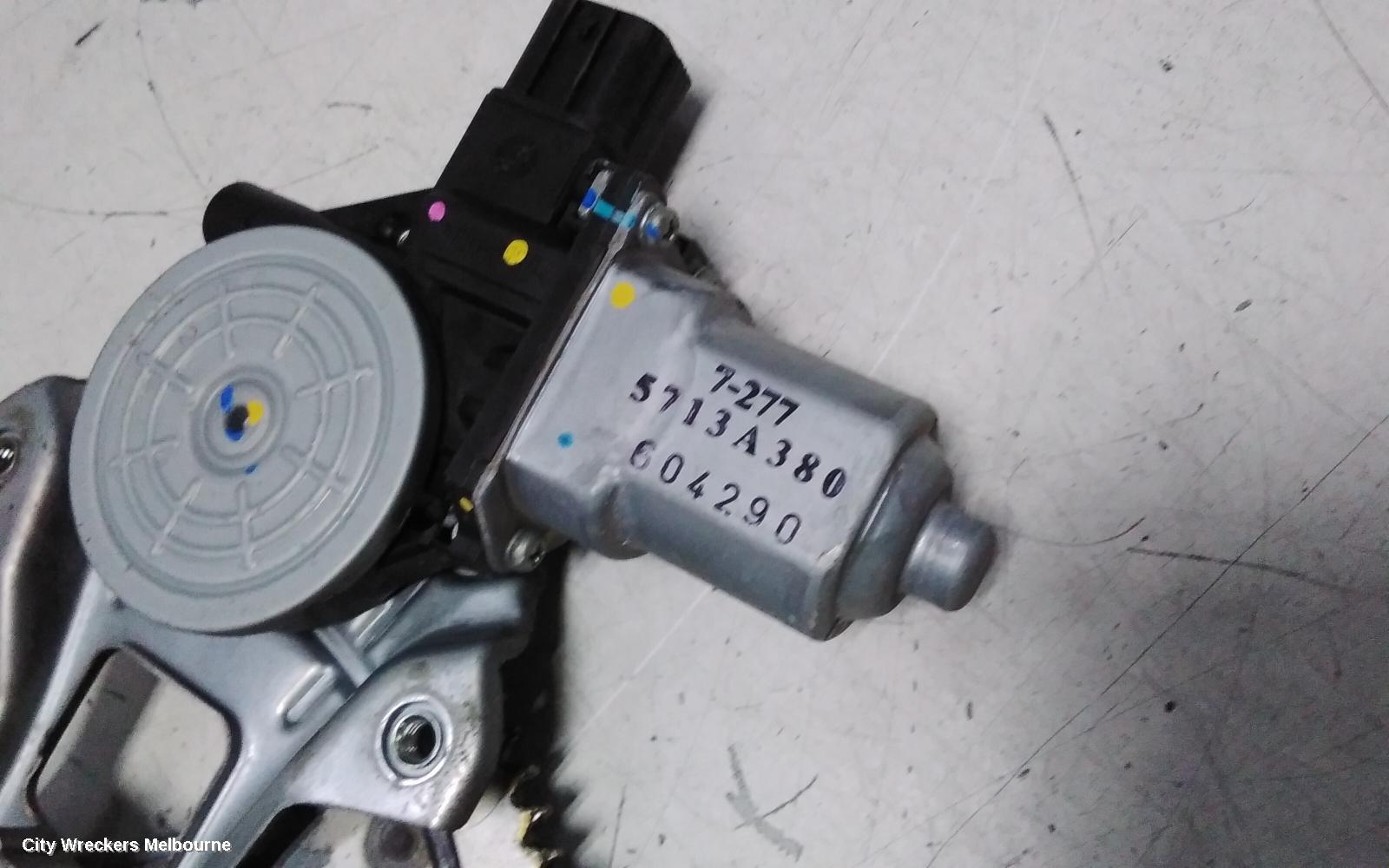 MITSUBISHI MIRAGE RIGHT FRONT WINDOW REG/MOTOR, LA-LB, POWER, 12/2012 - 12/2024 - Image 3